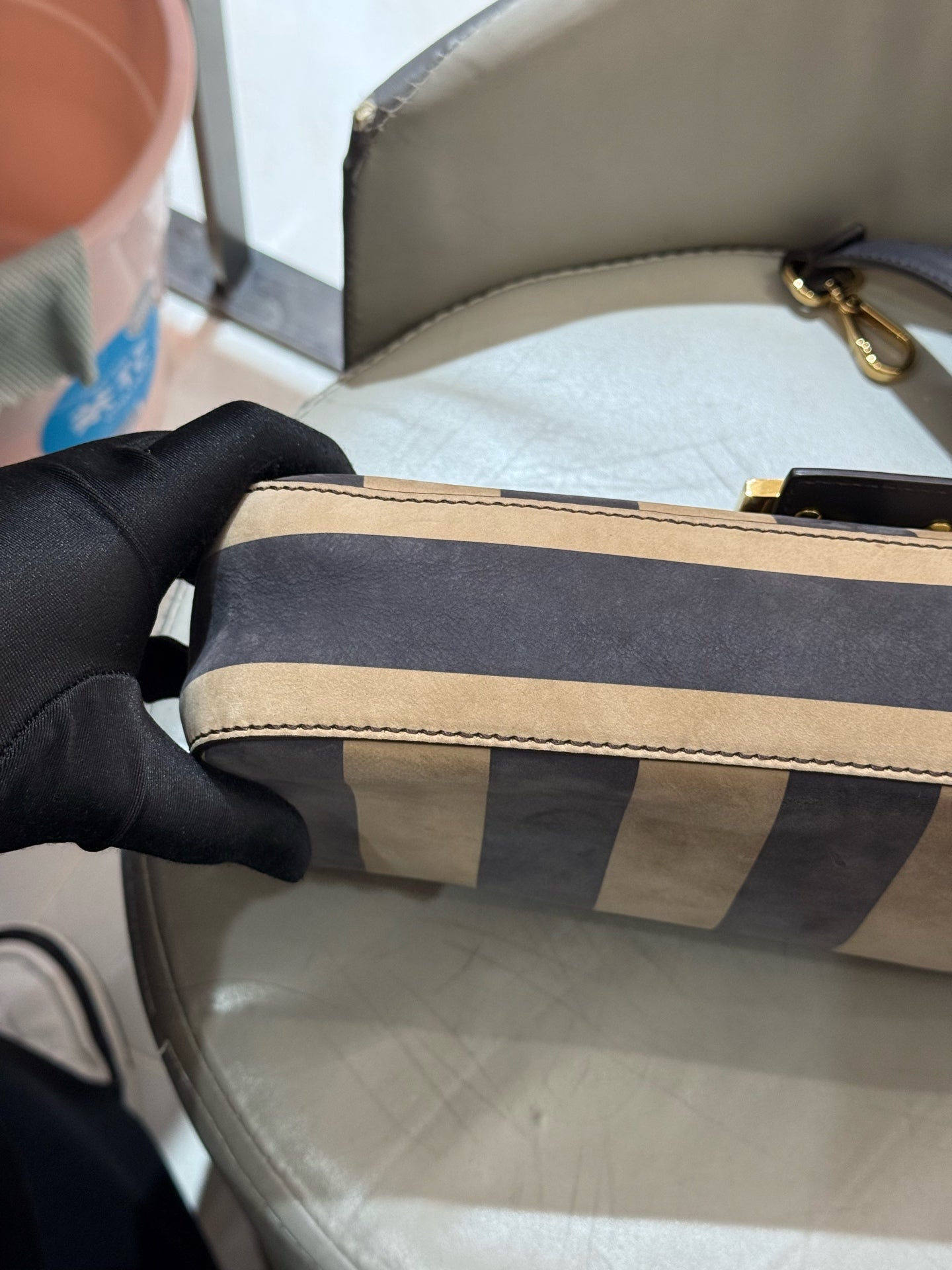 Fendi - Baguette - Suede leather - Multicolour - (Medium)