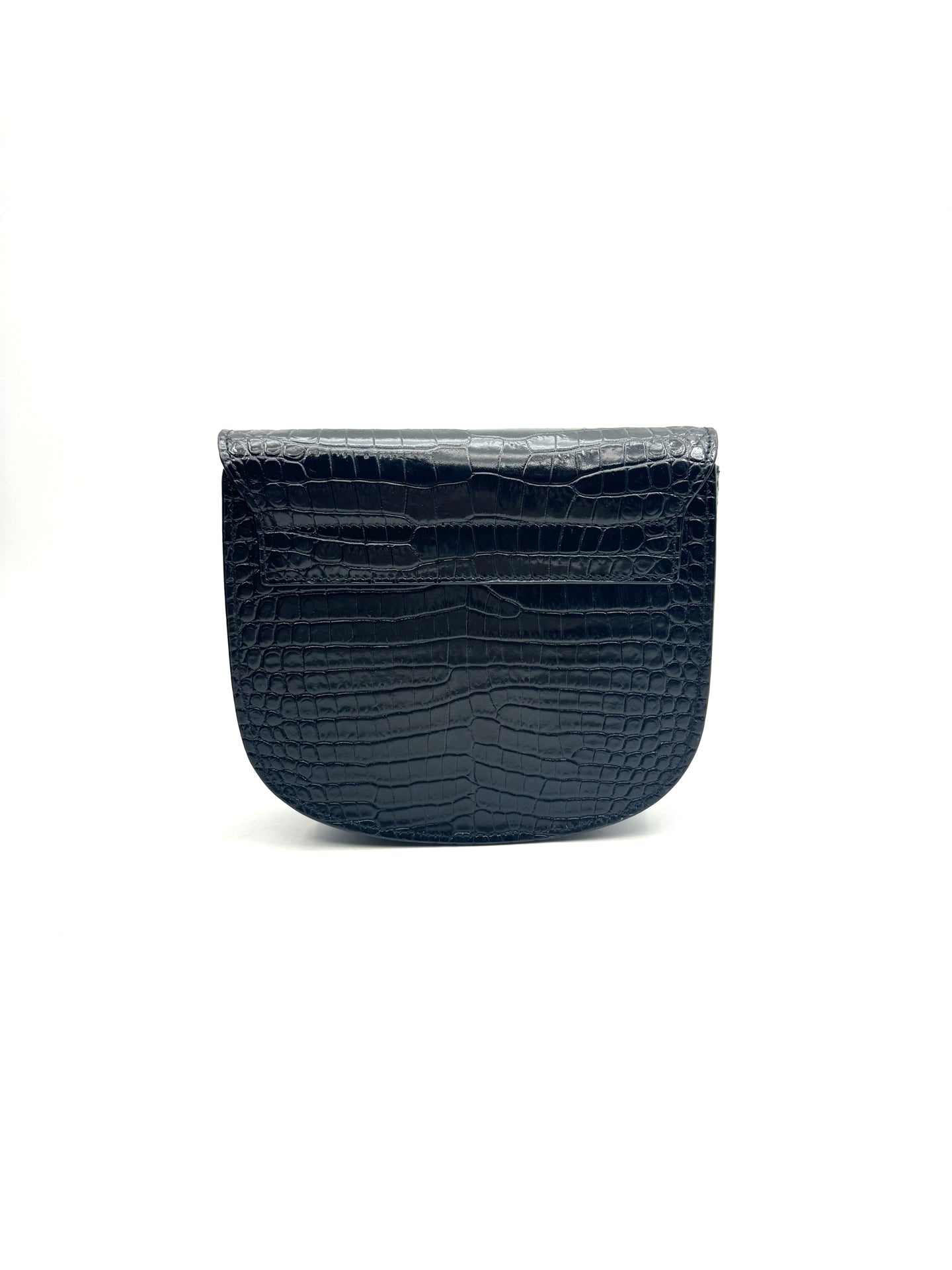 Saint Laurent - Kaia Saddle Bag - Calfskin leather - Black - (mini)