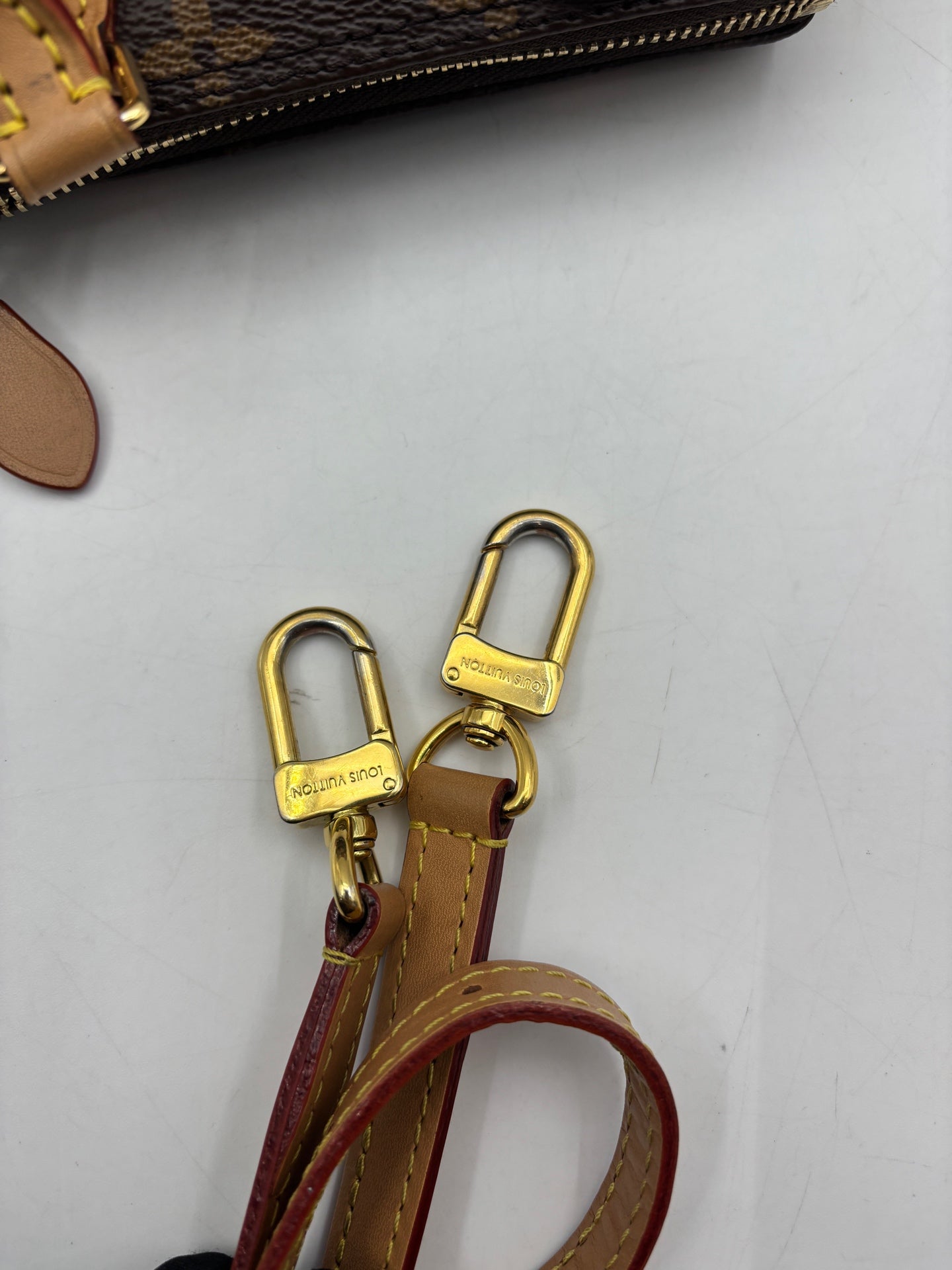 Louis Vuitton - Speedy Nano - Monogram coated canvas with natural cowhide leather trim - Brown - (mini)