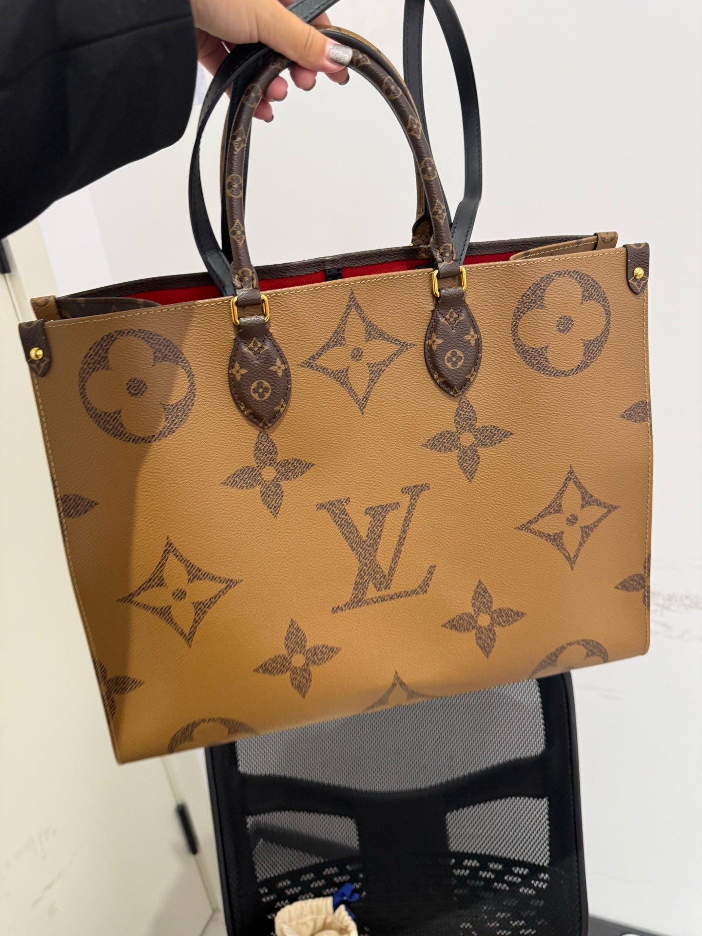 Louis Vuitton - OnTheGo GM - Monogram coated canvas with leather trim - Brown - (Large)
