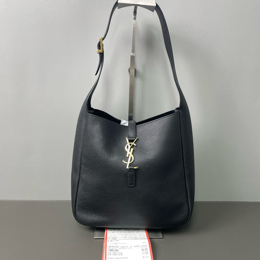 Saint Laurent - LE5A7 - Grained cowhide leather - Black - (Small)