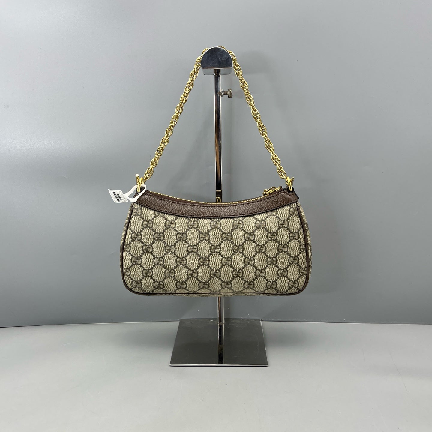 Gucci - Ophidia GG Mini Shoulder Bag - GG Supreme canvas with leather trim - Brown - (mini)