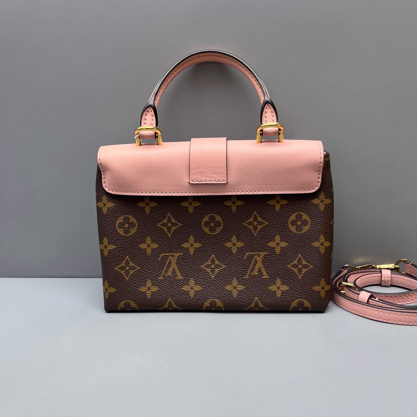 Louis Vuitton - Locky BB - Monogram coated canvas and Leather - Brown and Pink - (mini)