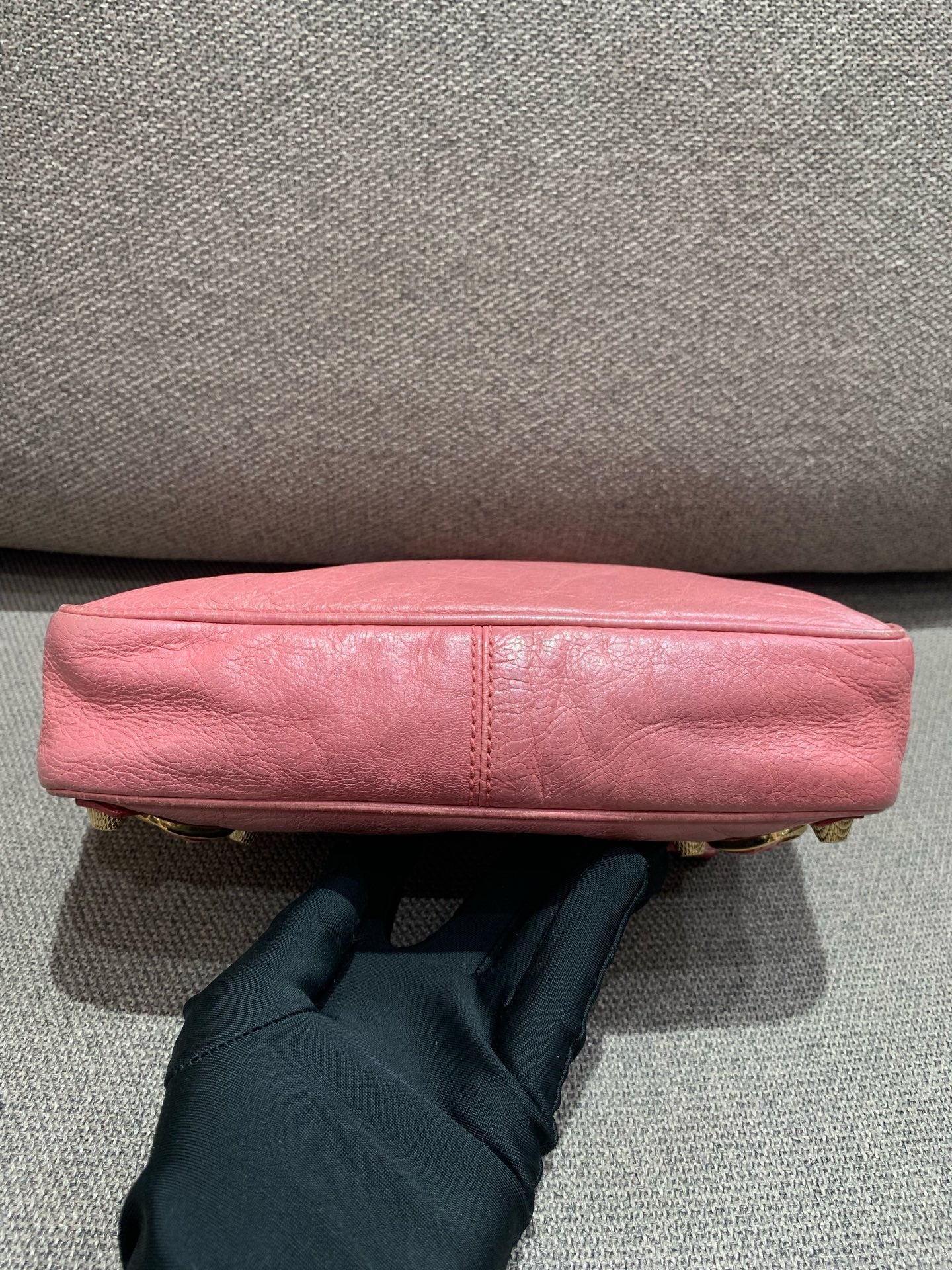 Balenciaga - City Mini - Distressed lambskin leather - Pink - (mini)
