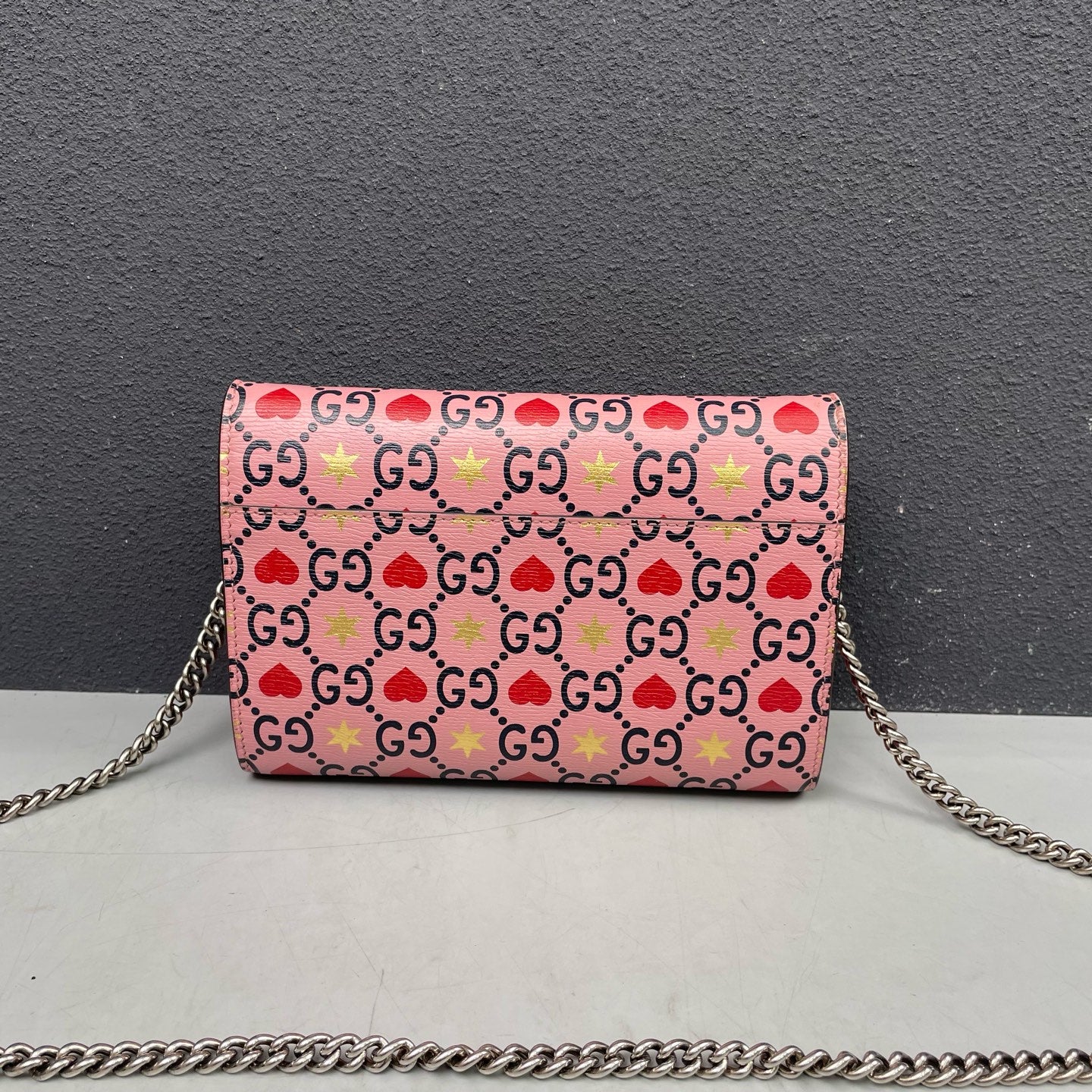 Gucci - Dionysus Valentine's Day Limited Heart WOC - Coated canvas with leather trim - Pink - (mini)