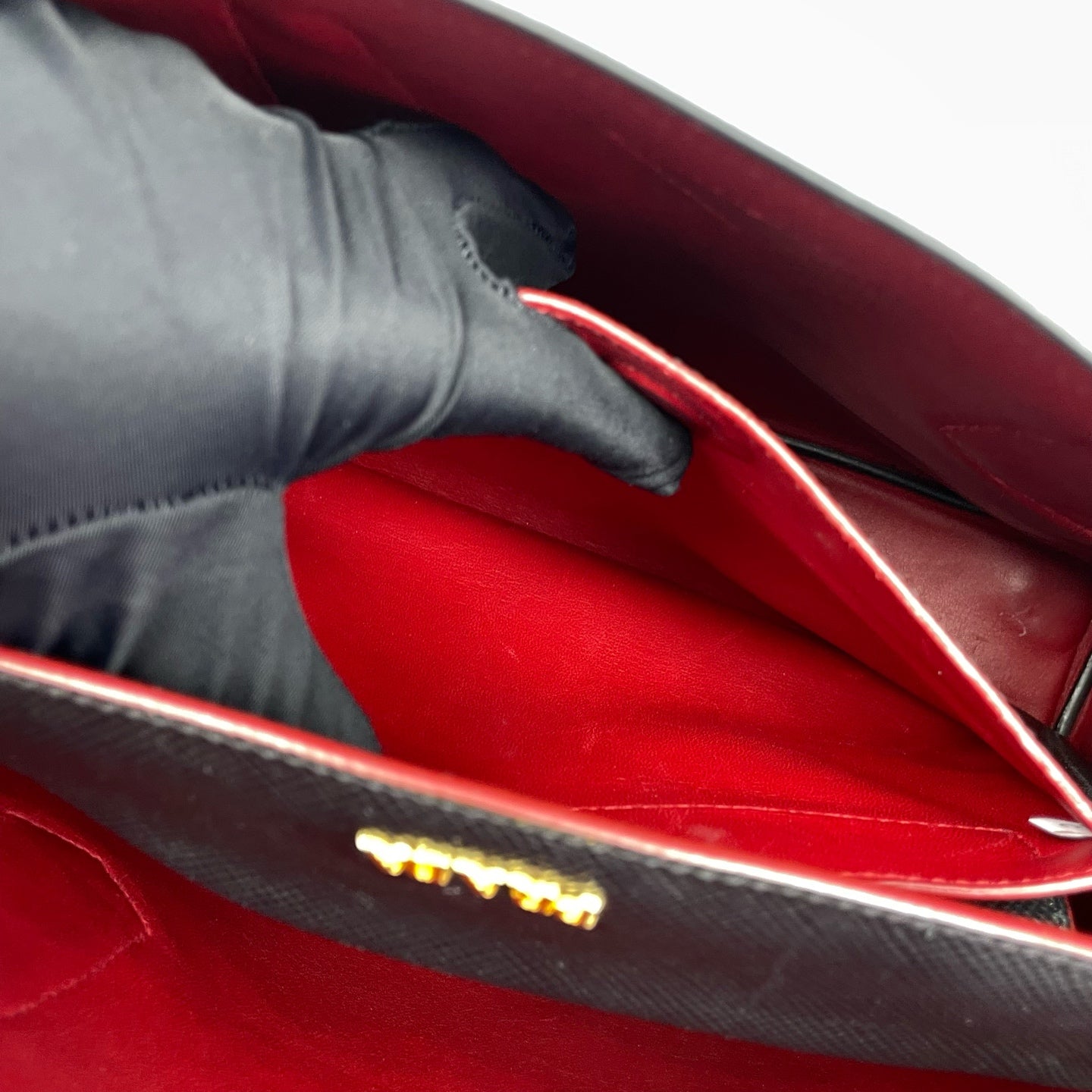 Prada - Double Bag - Saffiano leather - Black - (Medium)