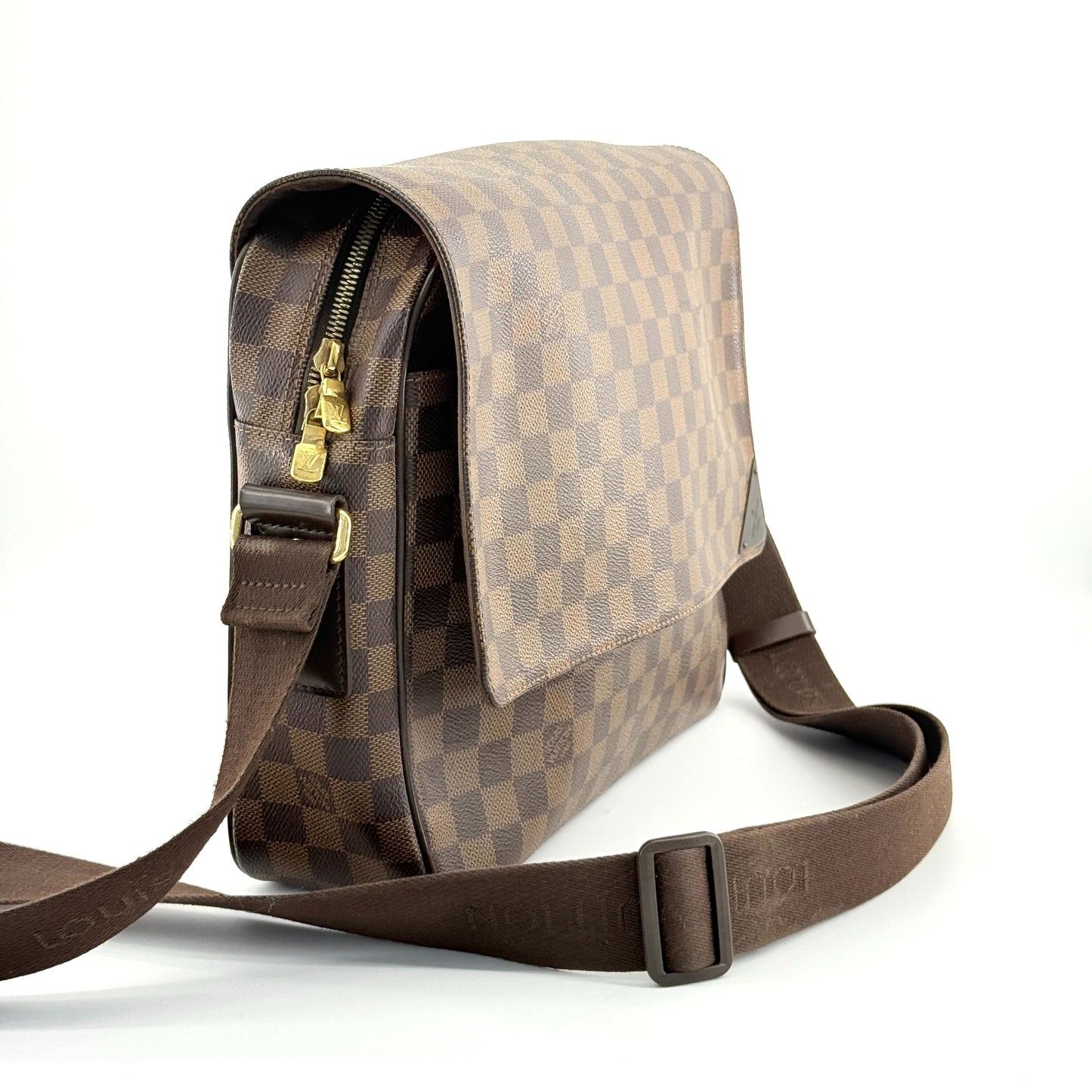 Louis Vuitton - Messenger Bag - Damier Ebene coated canvas with leather trim - Brown - (medium)