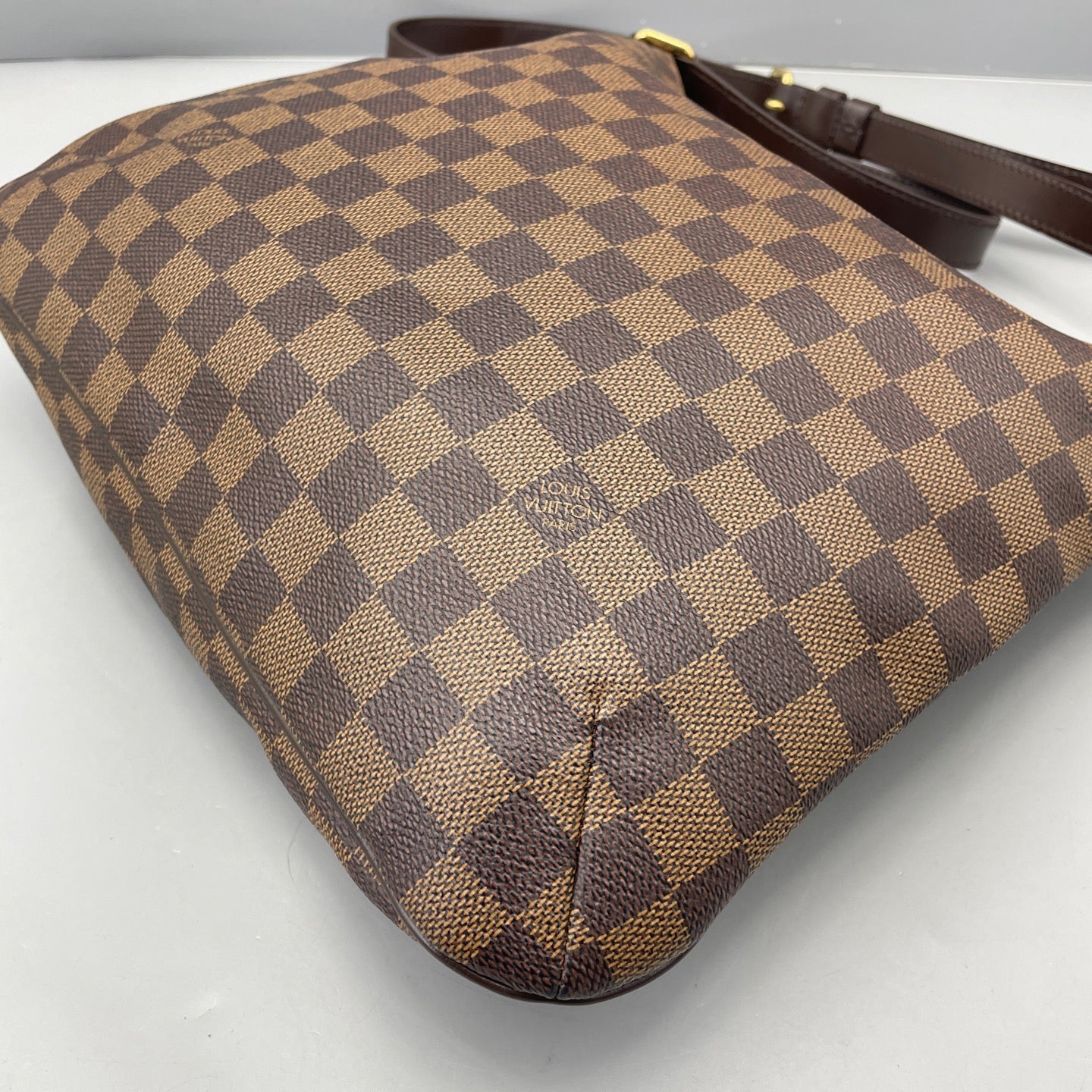 Louis Vuitton - Hobo Crossbody Bag - Damier Ebène coated canvas with leather trim - Brown - (medium)
