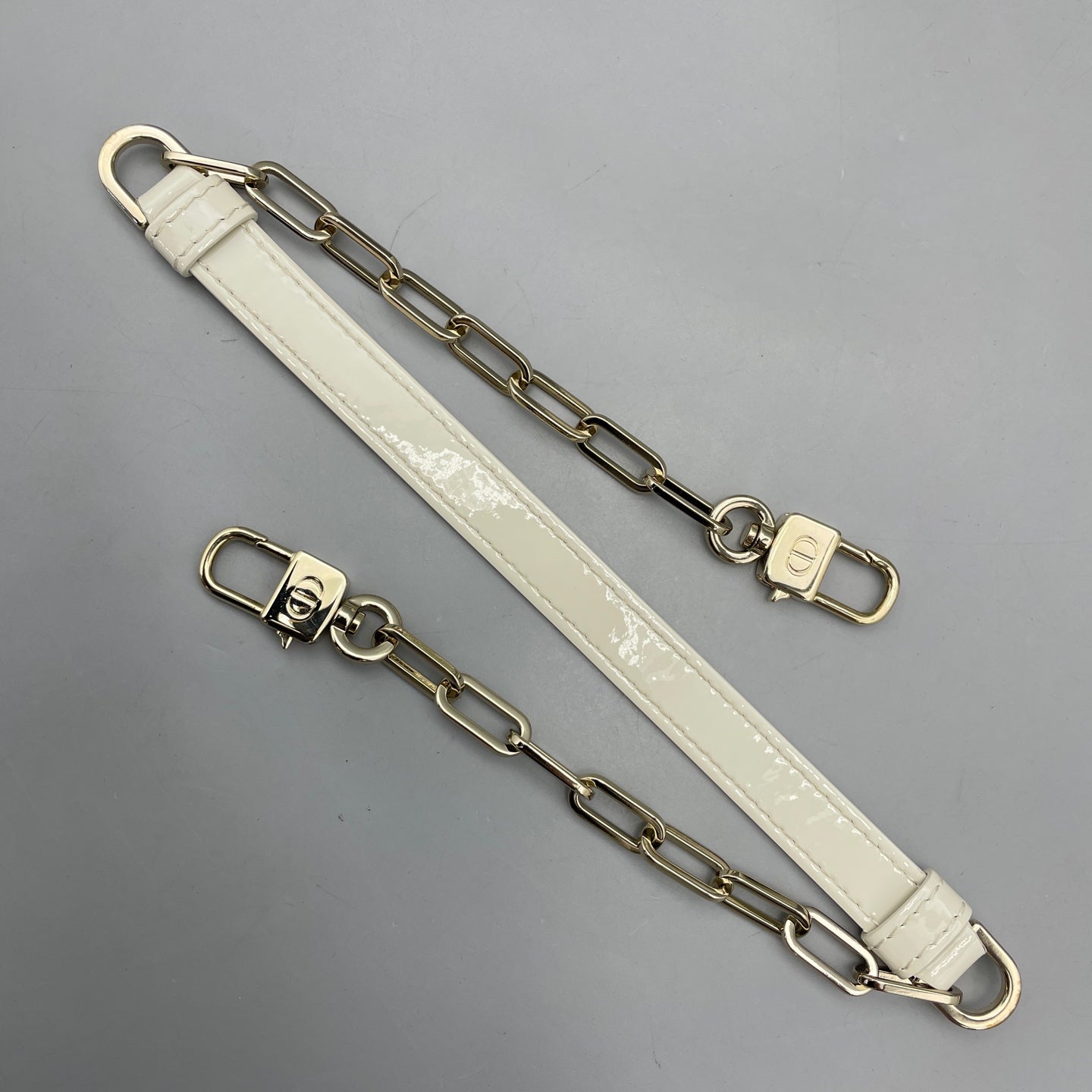 Dior - Lady Dior Mini - Patent leather - White - (mini)