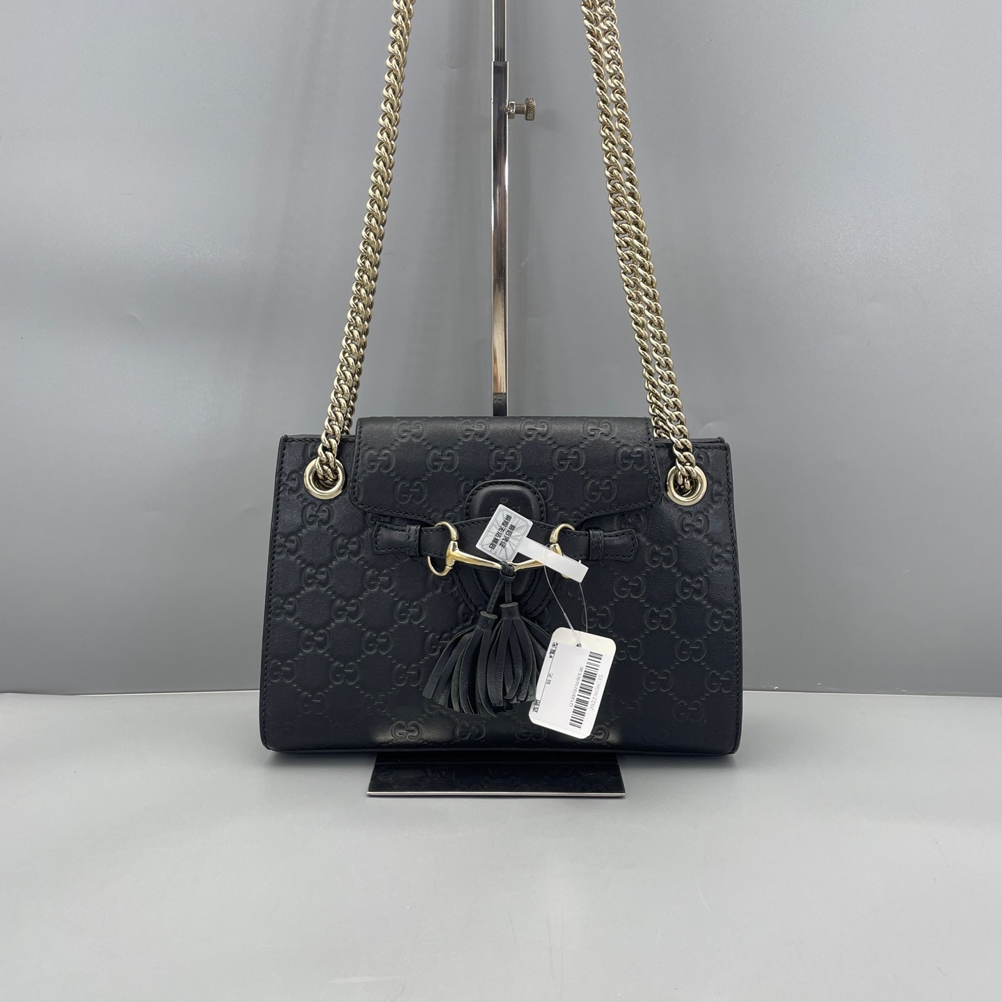 Gucci - Emily Chain Bag - Leather - Black - (small)