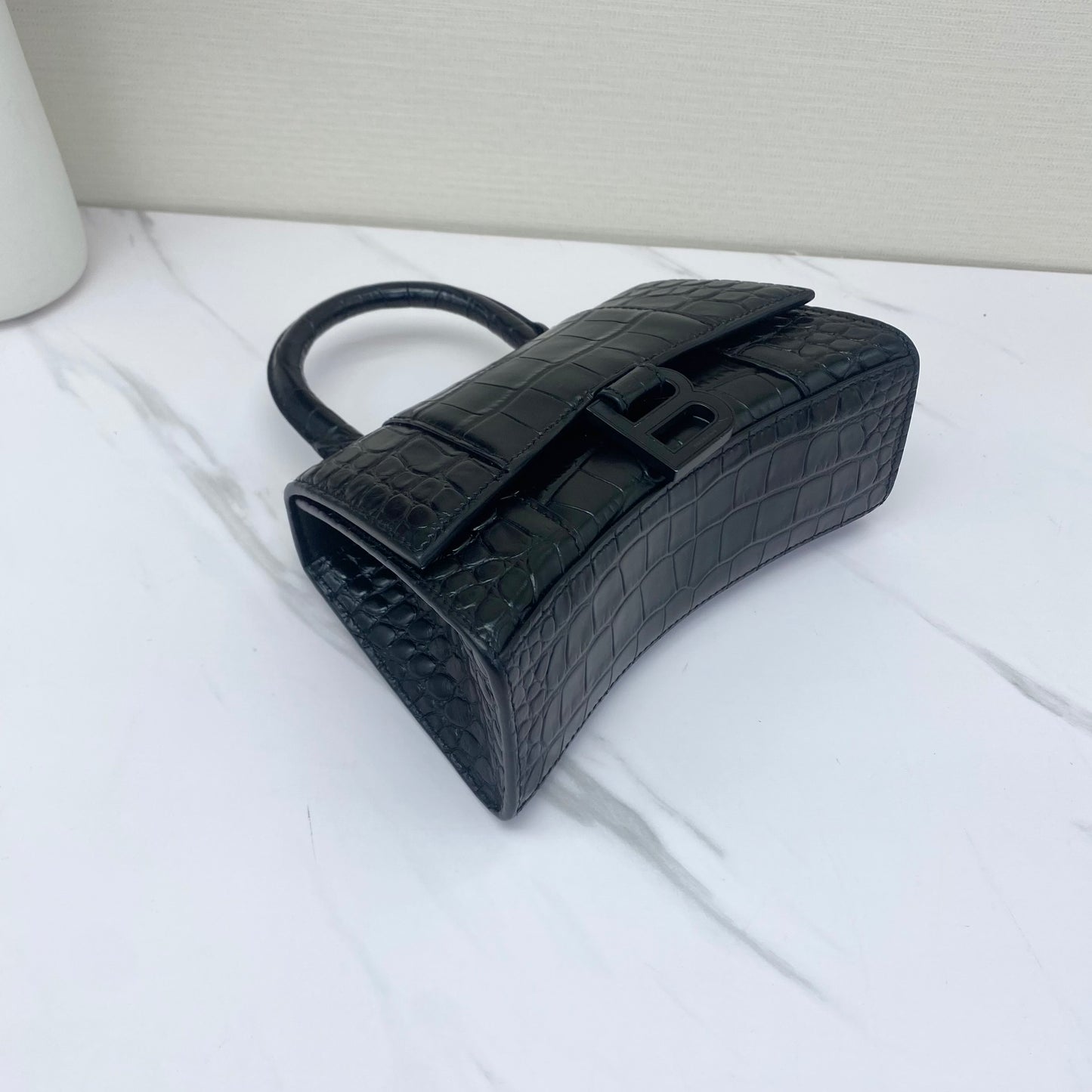 Balenciaga - Hourglass - Leather - Black - (mini)