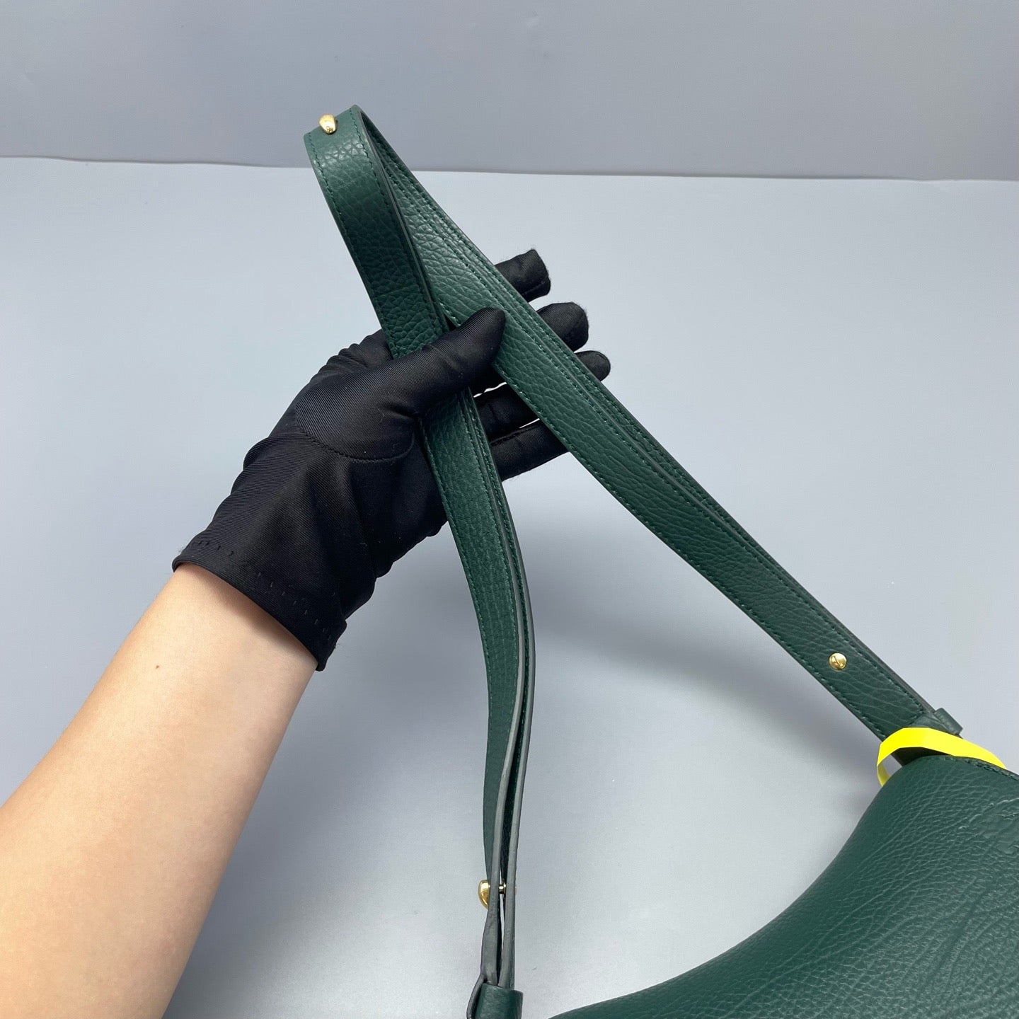 Burberry - Saddle Bag - Grained leather - Dark Green - (mini)