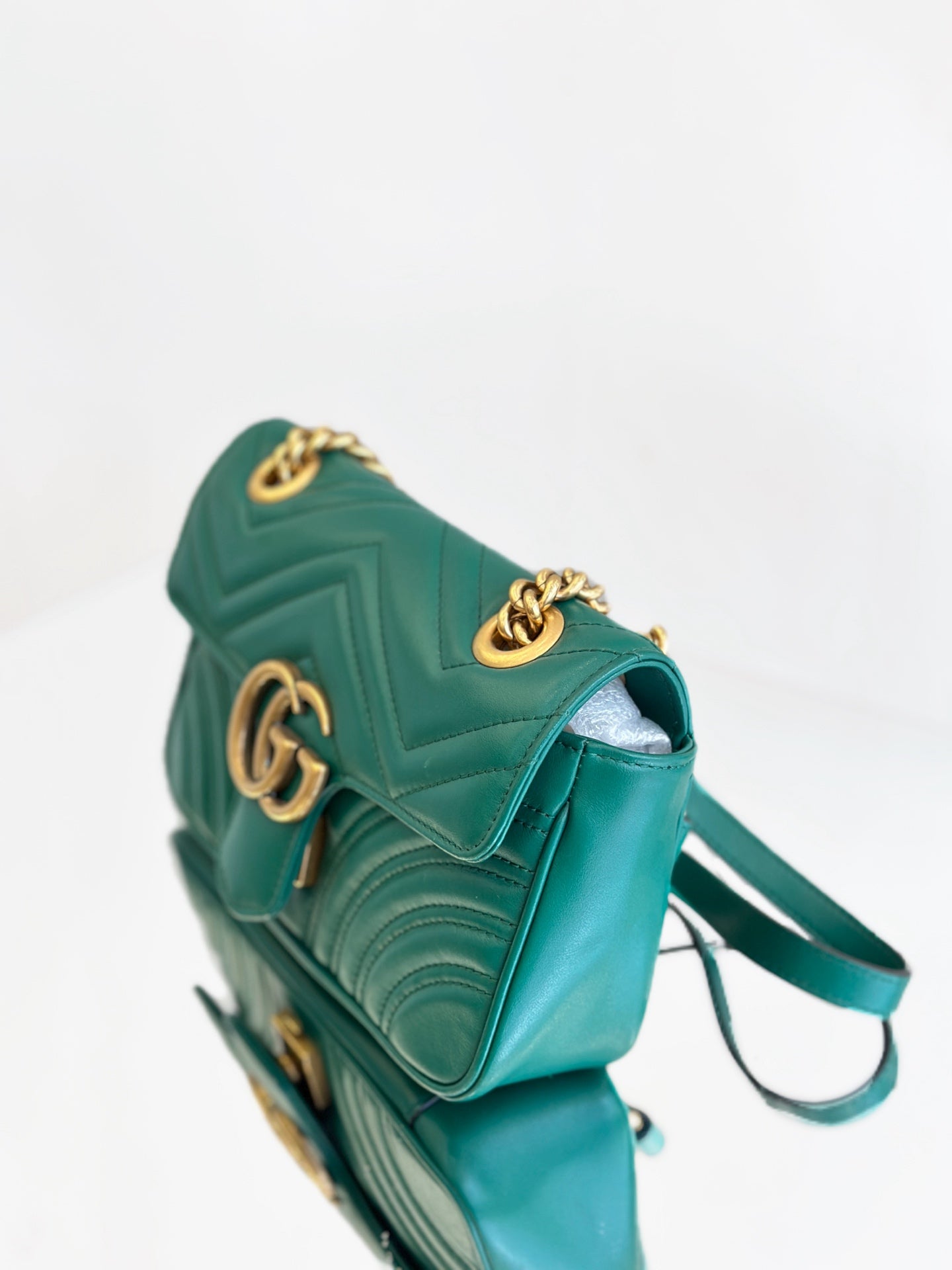 Gucci - Marmont Mini - Leather - Green - (mini)