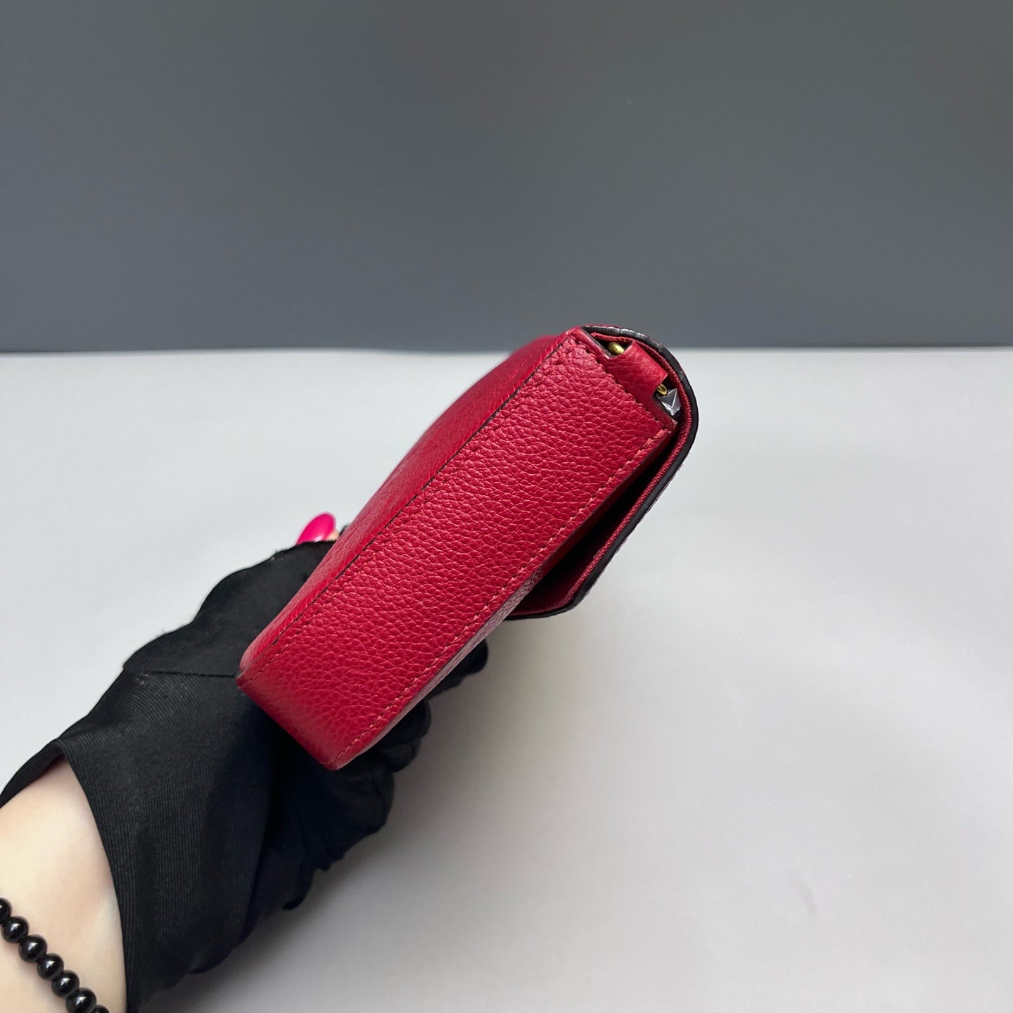 Louis Vuitton - Félicie Pochette - Monogram Empreinte leather - Red - (mini)
