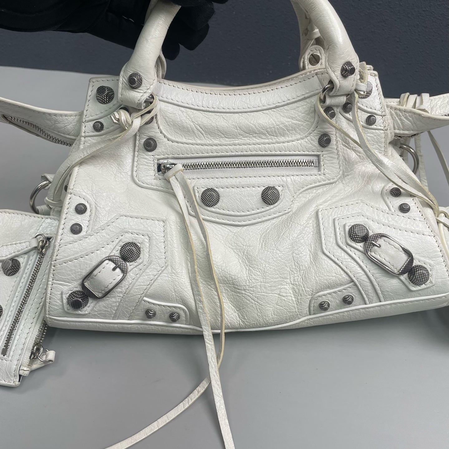 Balenciaga - Neo Cagole City Bag - Leather - White - (Small)