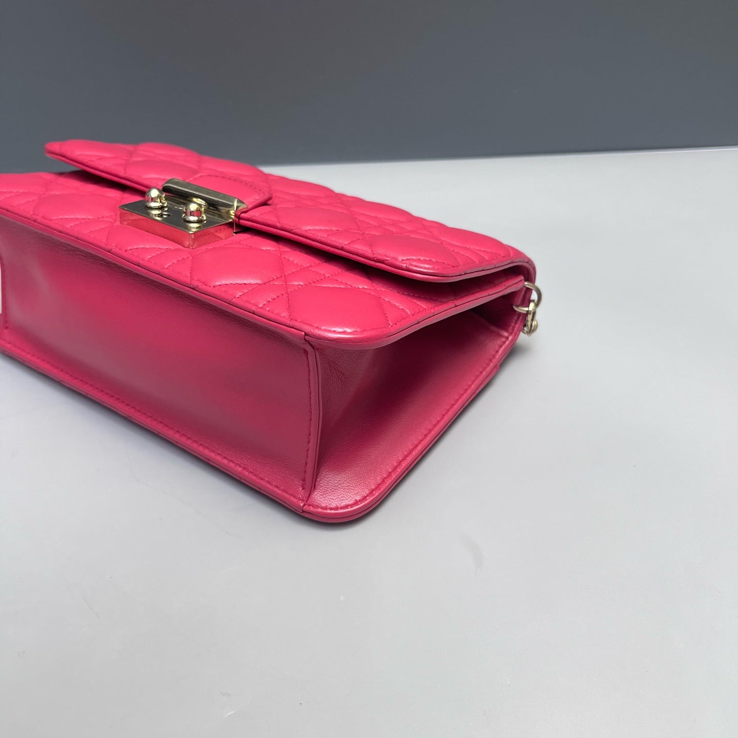 Dior - Diorama Chain Pouch - Lambskin leather - Pink - (mini)