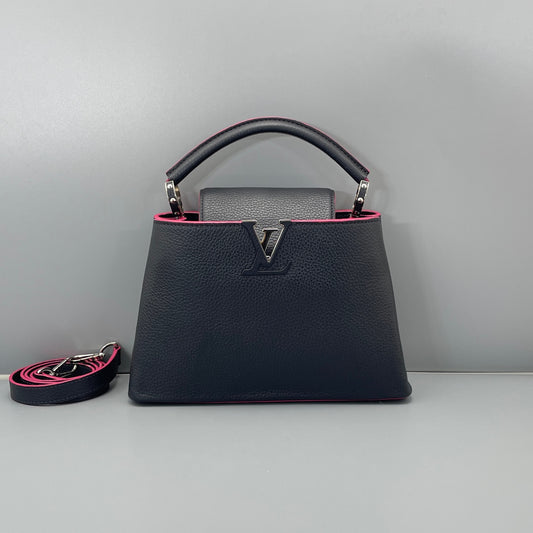 Louis Vuitton - Capucines BB - Taurillon leather - Black - (mini)