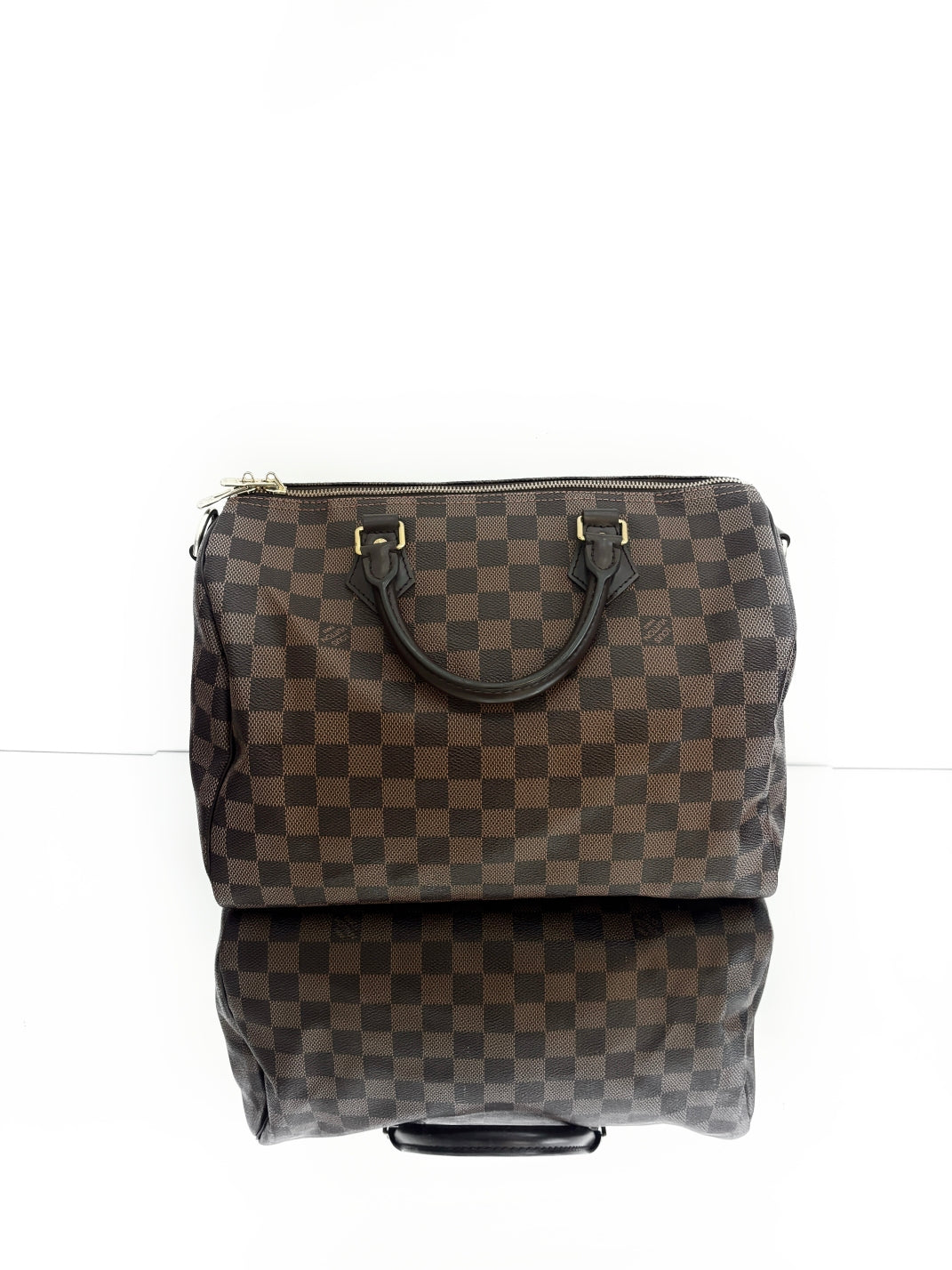 Louis Vuitton - Speedy 30 Bandouliere - Damier Ebene canvas and leather - Brown - (Medium)