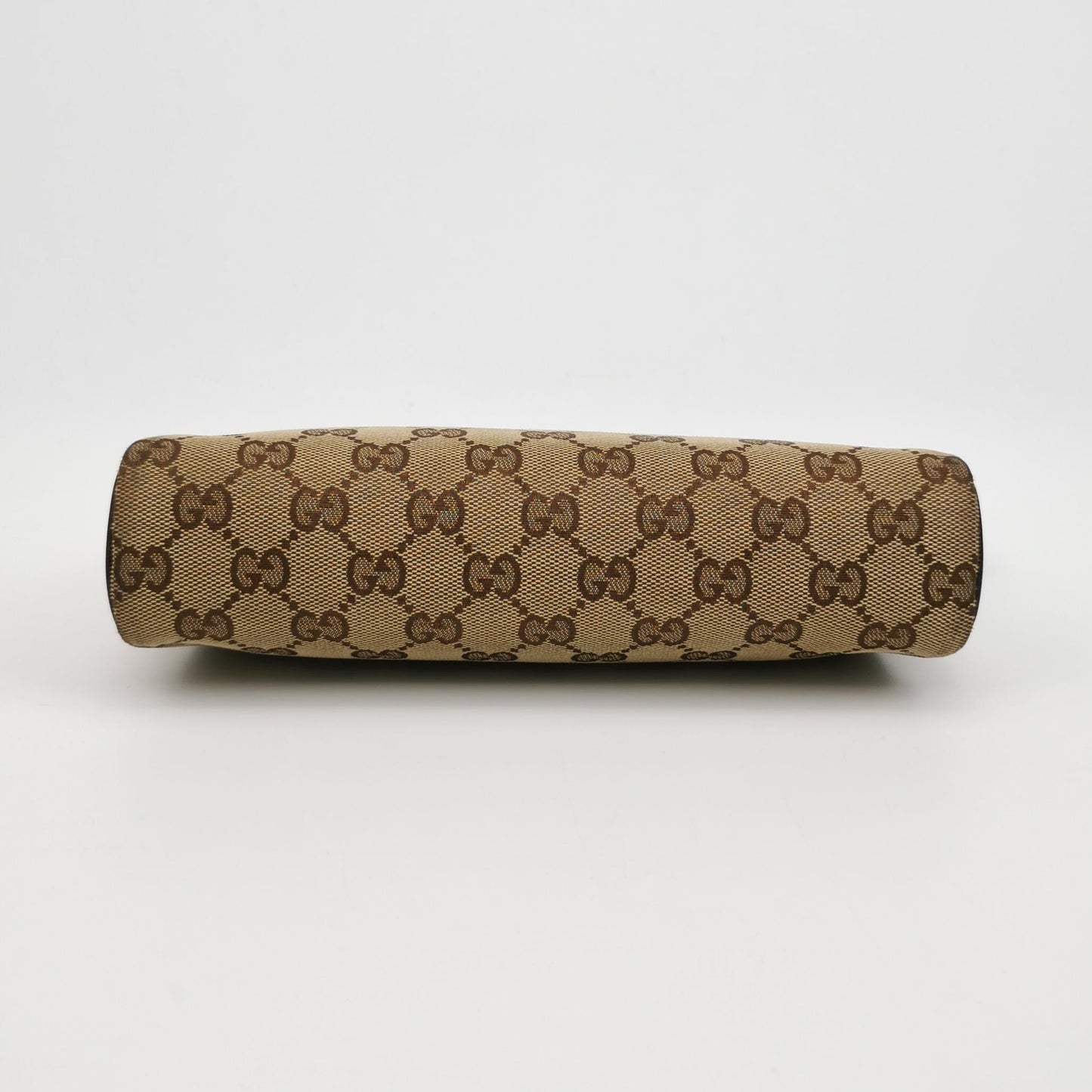 Gucci - Monogram Canvas Baguette Shoulder Bag - Canvas and Leather - Brown - (small)