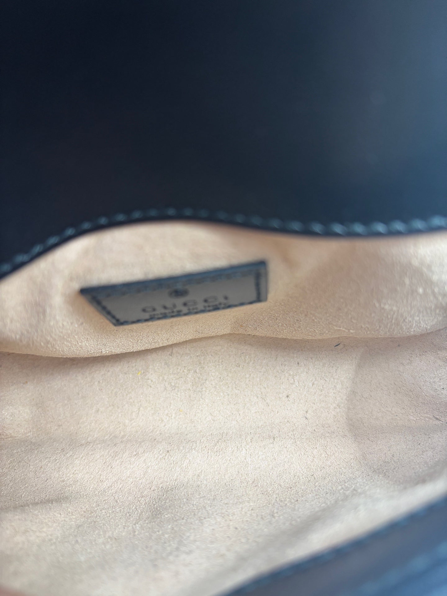 Gucci - GG Marmont So Black Mini - Leather - Black - (mini)
