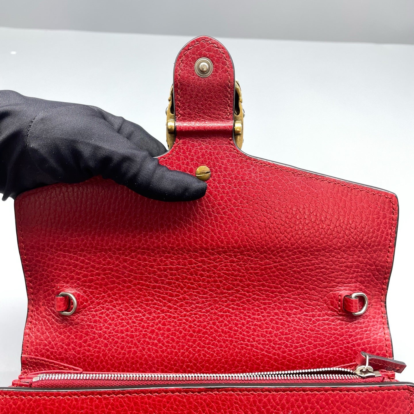 Gucci - Dionysus WOC - Grained leather - Red - (mini)