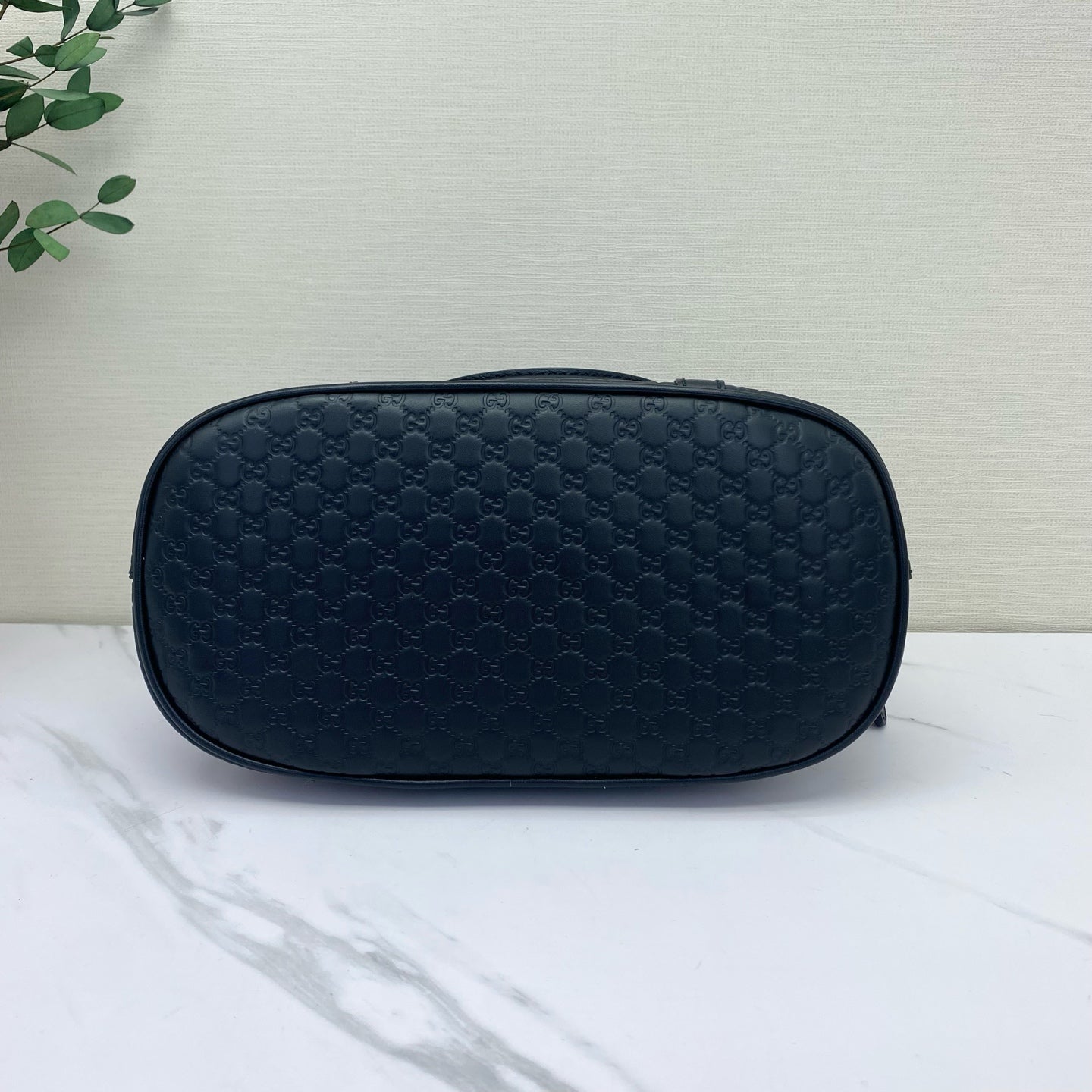 Gucci - Guccissima Dome Bag Small - Leather - Black - (small)