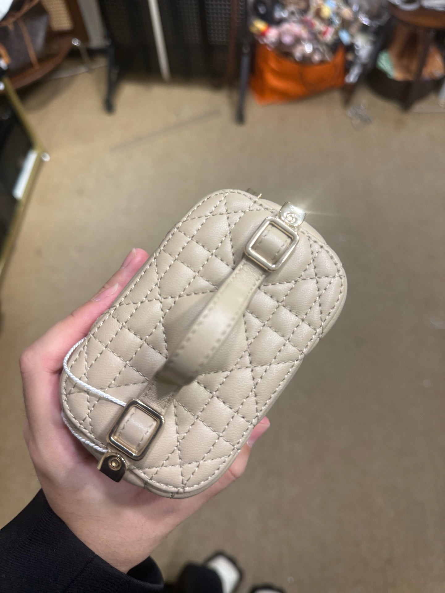 Dior - Mini Vanity Case - Lambskin leather - Beige - (mini)
