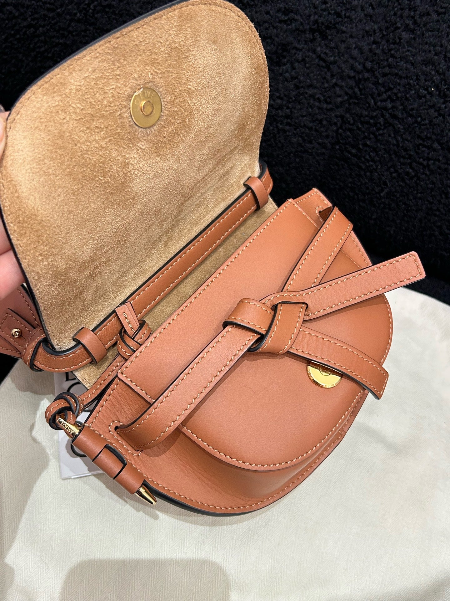 Loewe - Gate Mini Bag - Leather - Brown - (mini)