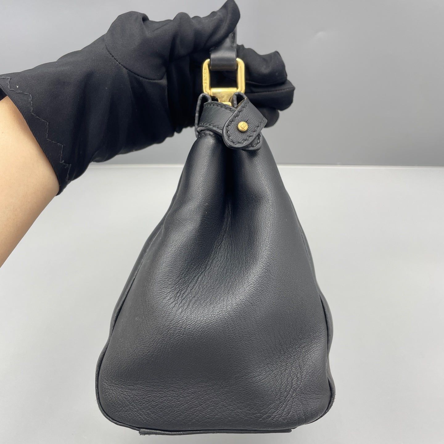 Fendi - Peekaboo Mini - Leather - Black - (mini)