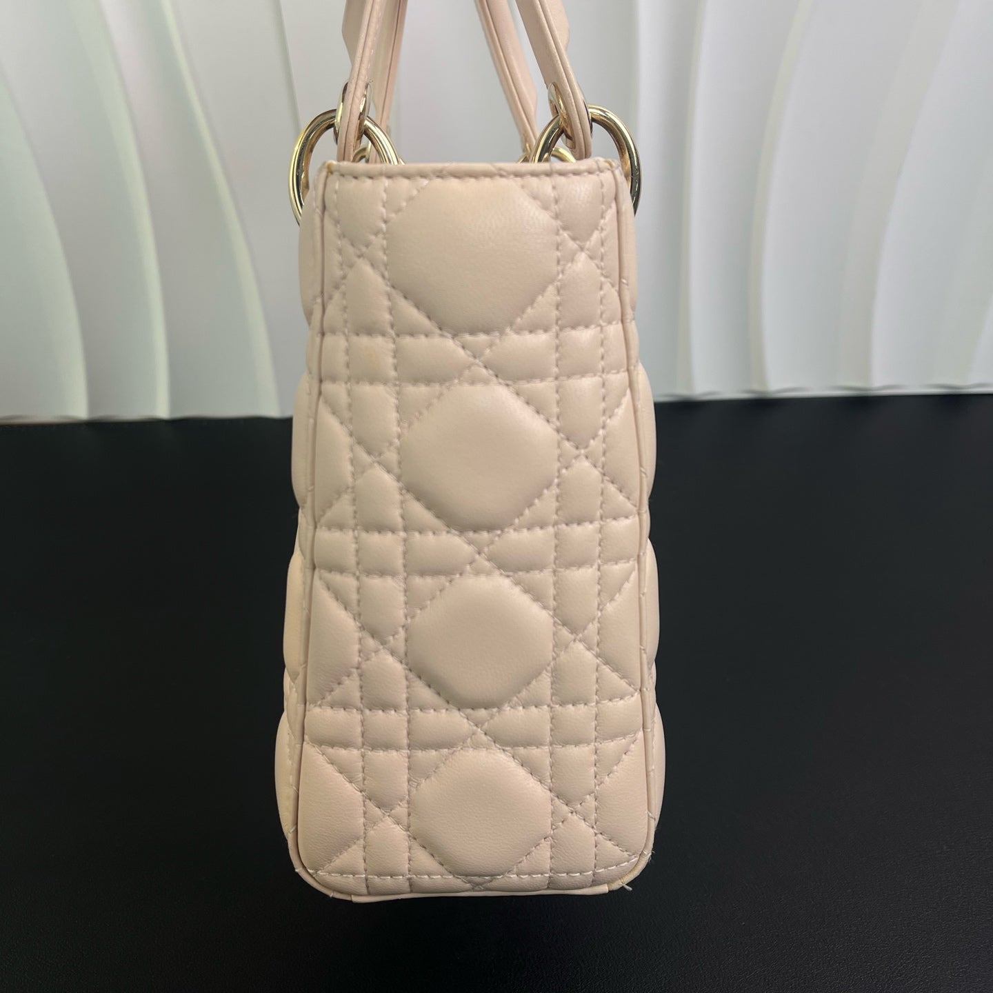 Dior - Lady Dior Small - Lambskin leather - Pink - (Small)