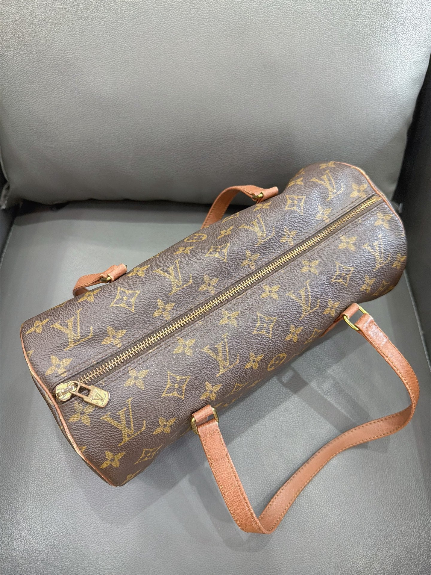 Louis Vuitton - Papillon 30 - Monogram coated canvas with Vachetta leather trim - Brown - (Medium)