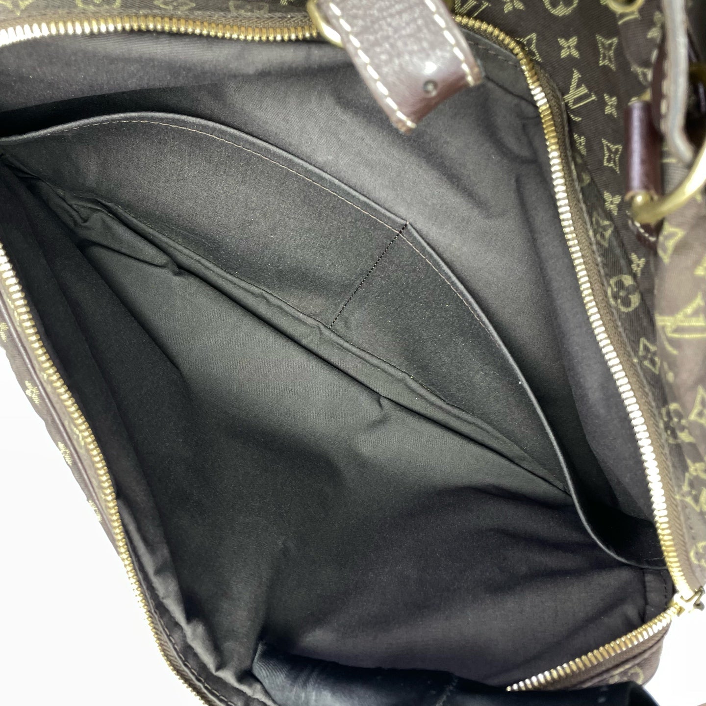 Louis Vuitton - Monogram Denim Messenger Bag - Denim and Leather - Brown - (Large)