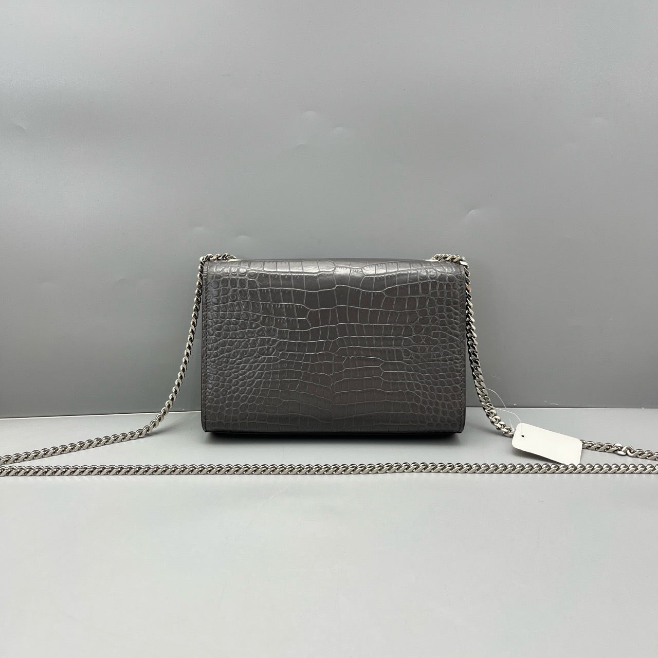 Saint Laurent - Kate Tassel Small - Leather - Grey - (mini)