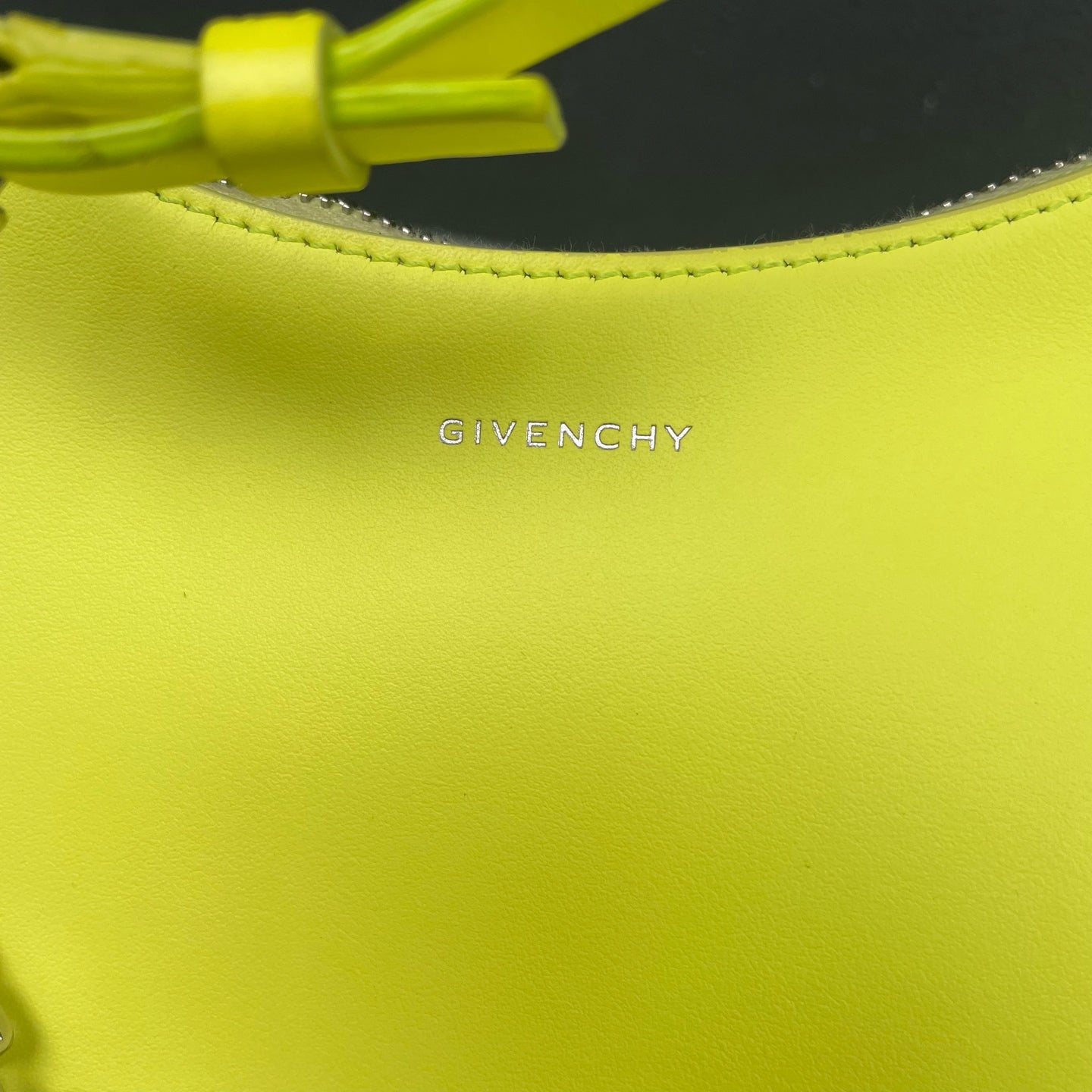 Givenchy - Moon Cut Small Shoulder Bag - Leather - Yellow - (Small)