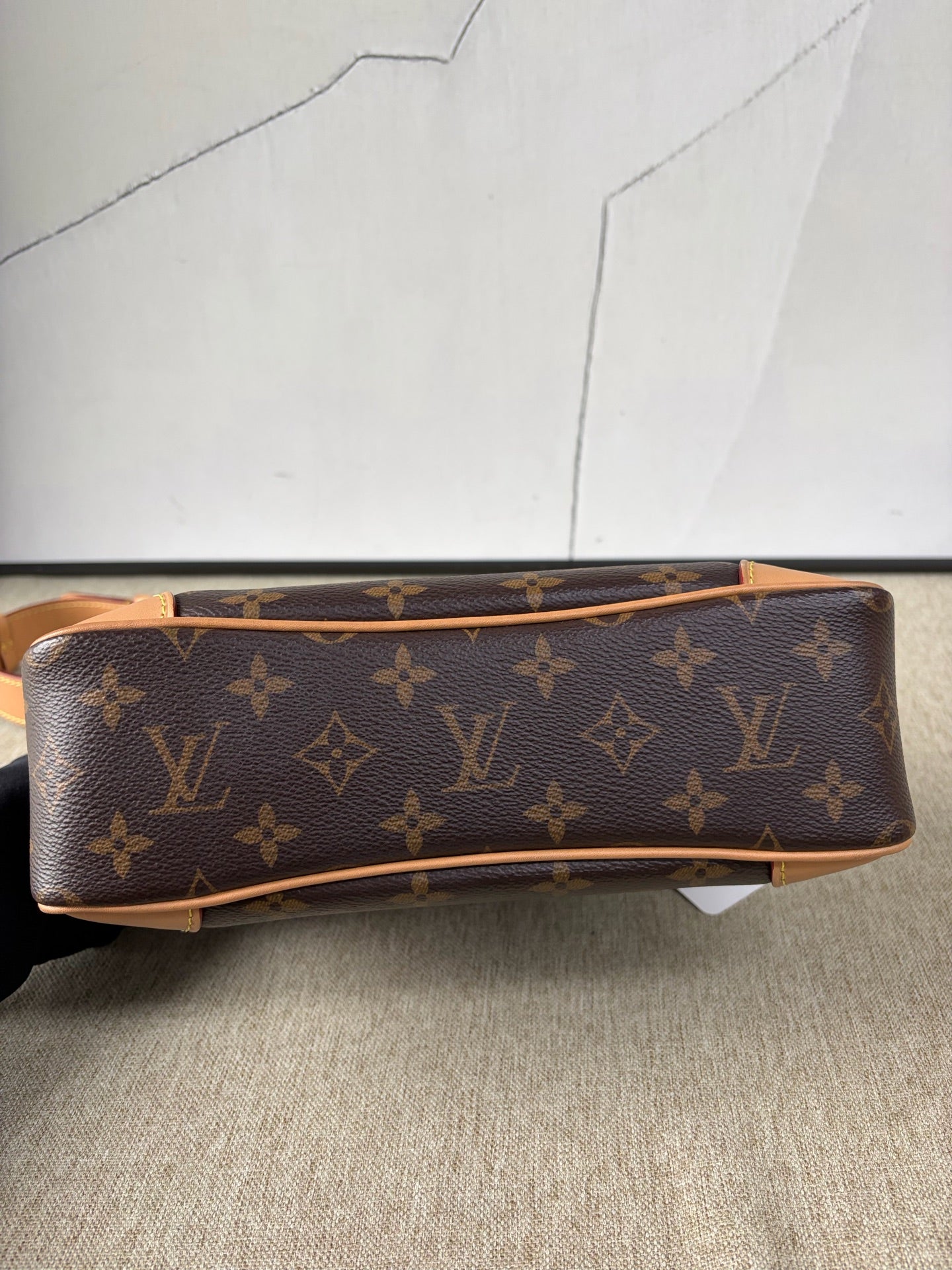 Louis Vuitton - Odeon PM - Monogram coated canvas with natural cowhide leather trim - Brown - (Small)