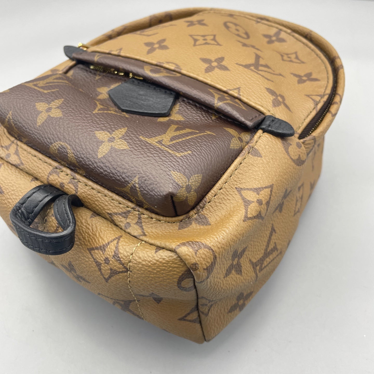 Louis Vuitton - Palm Springs Mini Backpack - Monogram Canvas with leather trim - Brown - (mini)