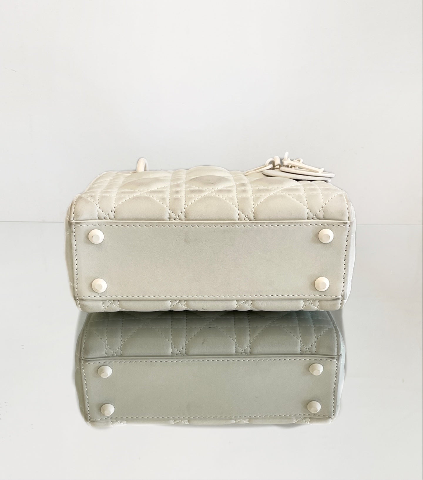 Dior - Lady Dior My ABCDior Bag - Leather - White - (mini)