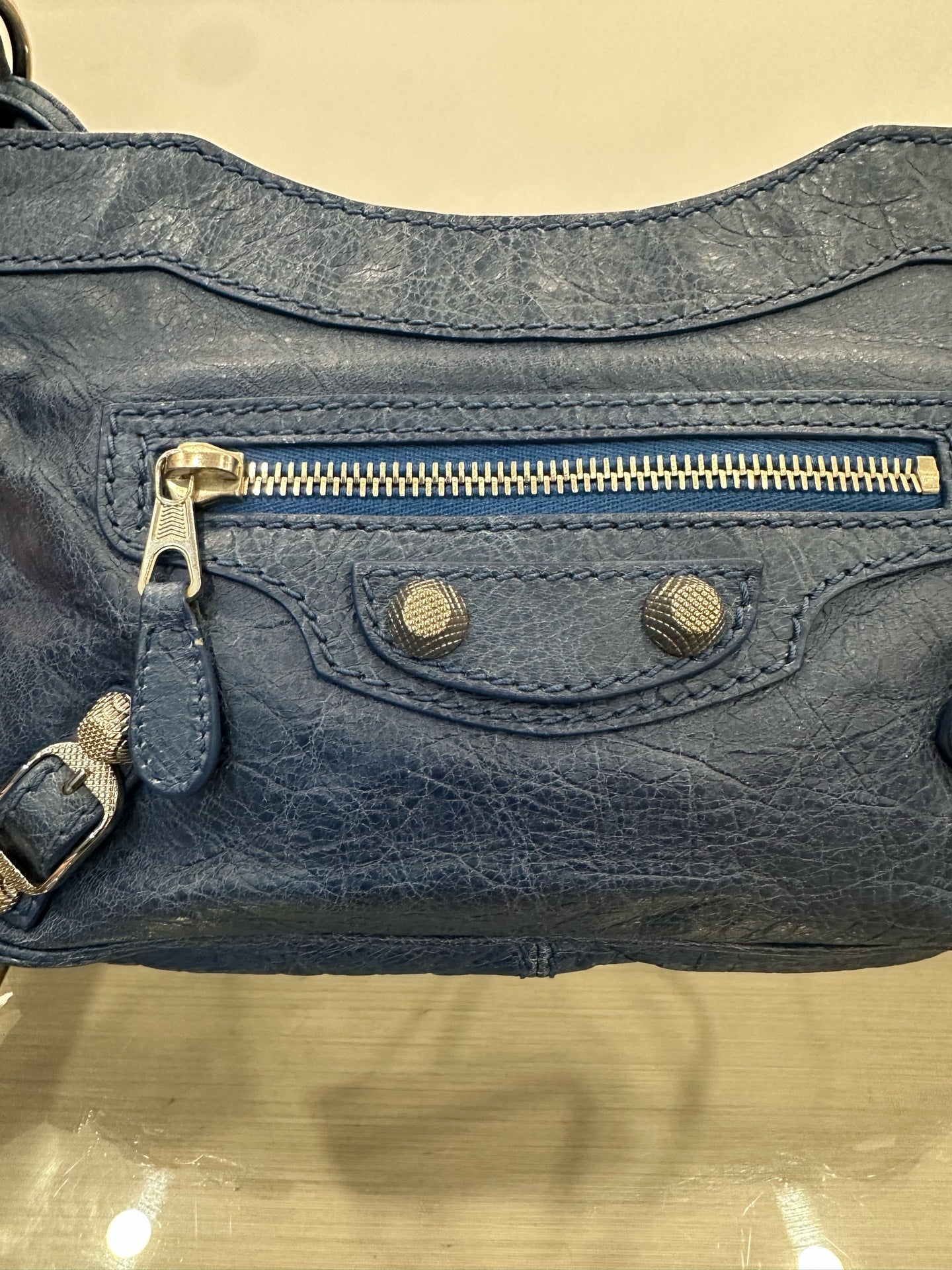 Balenciaga - Mini City Bag - Leather - Blue - (mini)