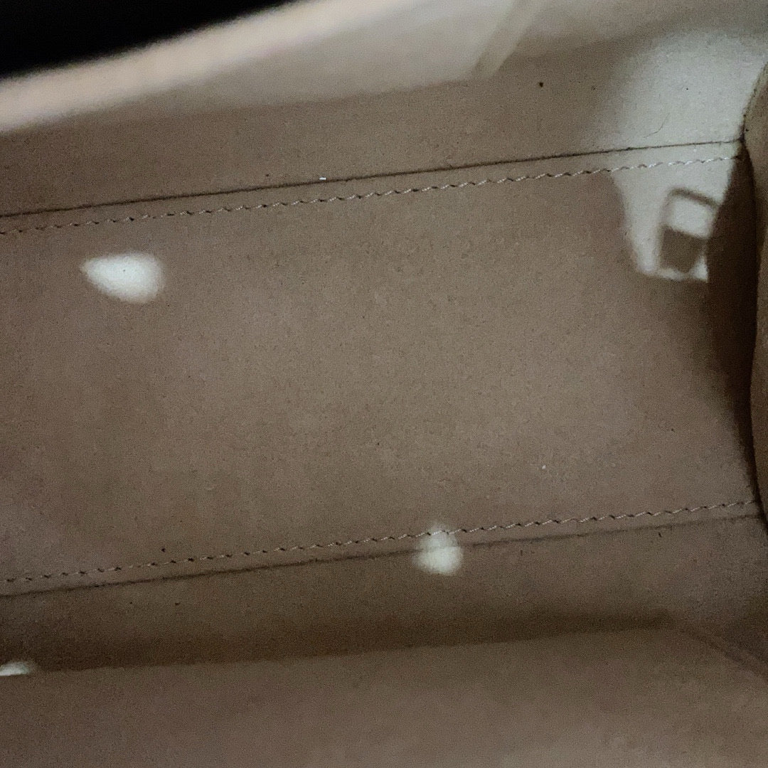 Louis Vuitton - Trianon PM Box Bag - Monogram coated canvas with black leather trim - Brown - (mini)