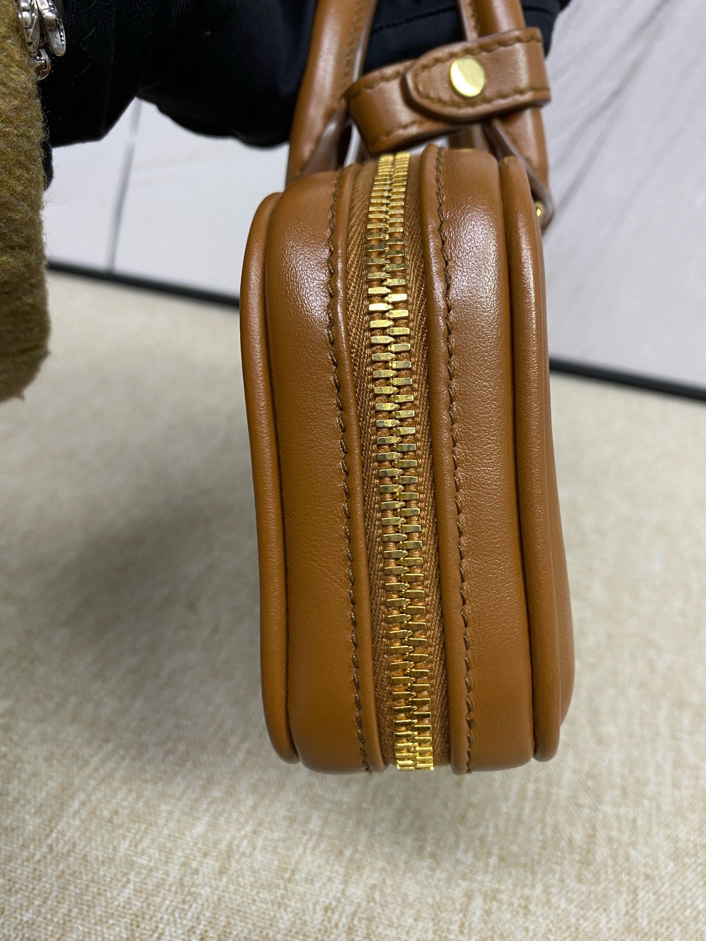 Miu Miu - Arcadie Bowling Bag - Leather - Brown - (mini)