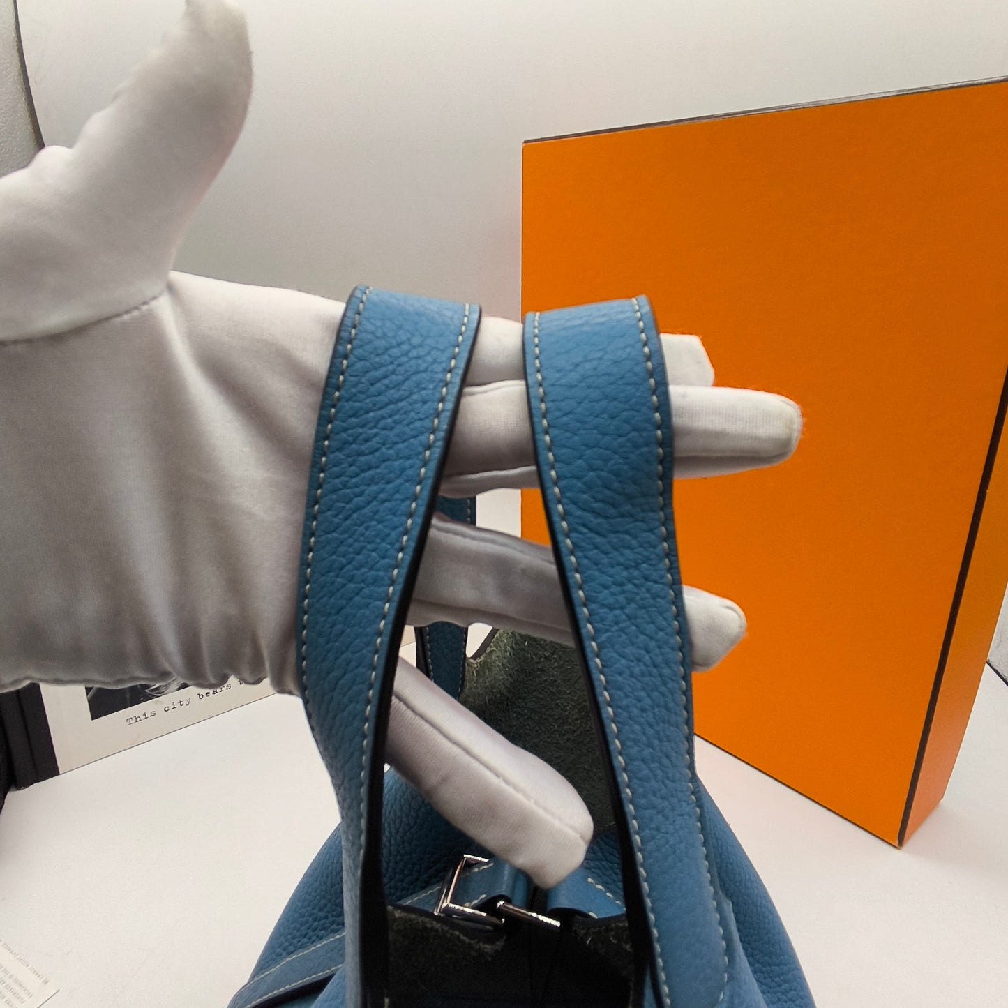 Hermès - Picotin Lock 18 - Togo leather - Blue - (Small)