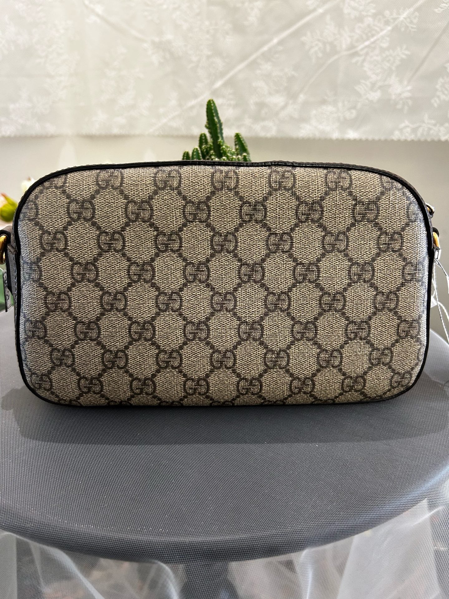 Gucci - Tiger Head Camera Bag - GG Supreme canvas with leather trim - Multicolour - (Small)