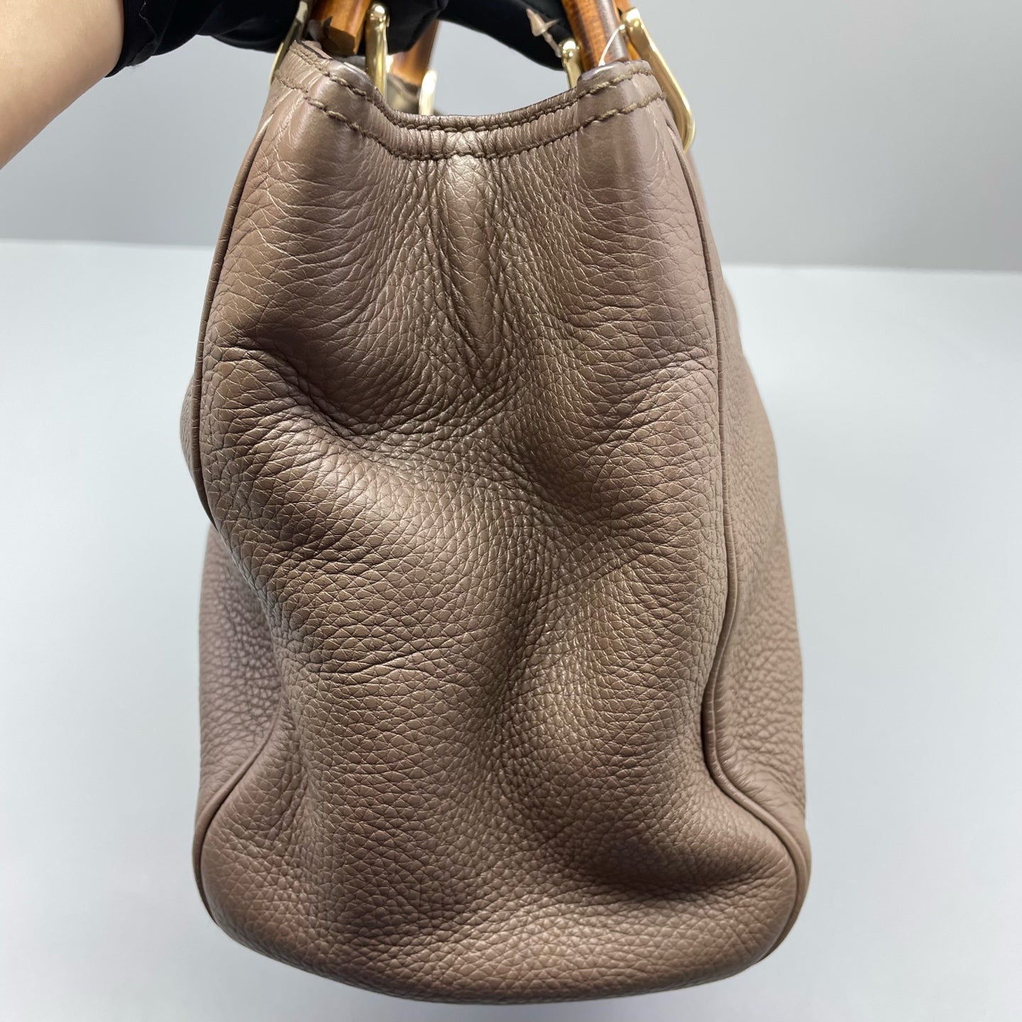 Gucci - Bamboo Tote Bag 322112 - Leather - Grey - (Medium)