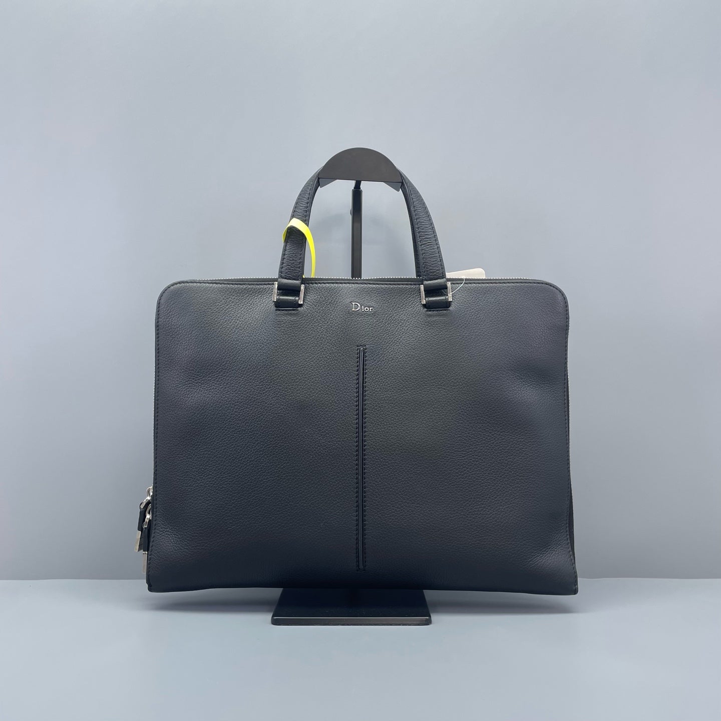 Dior - Grained Leather Briefcase - Leather - Black - (medium)