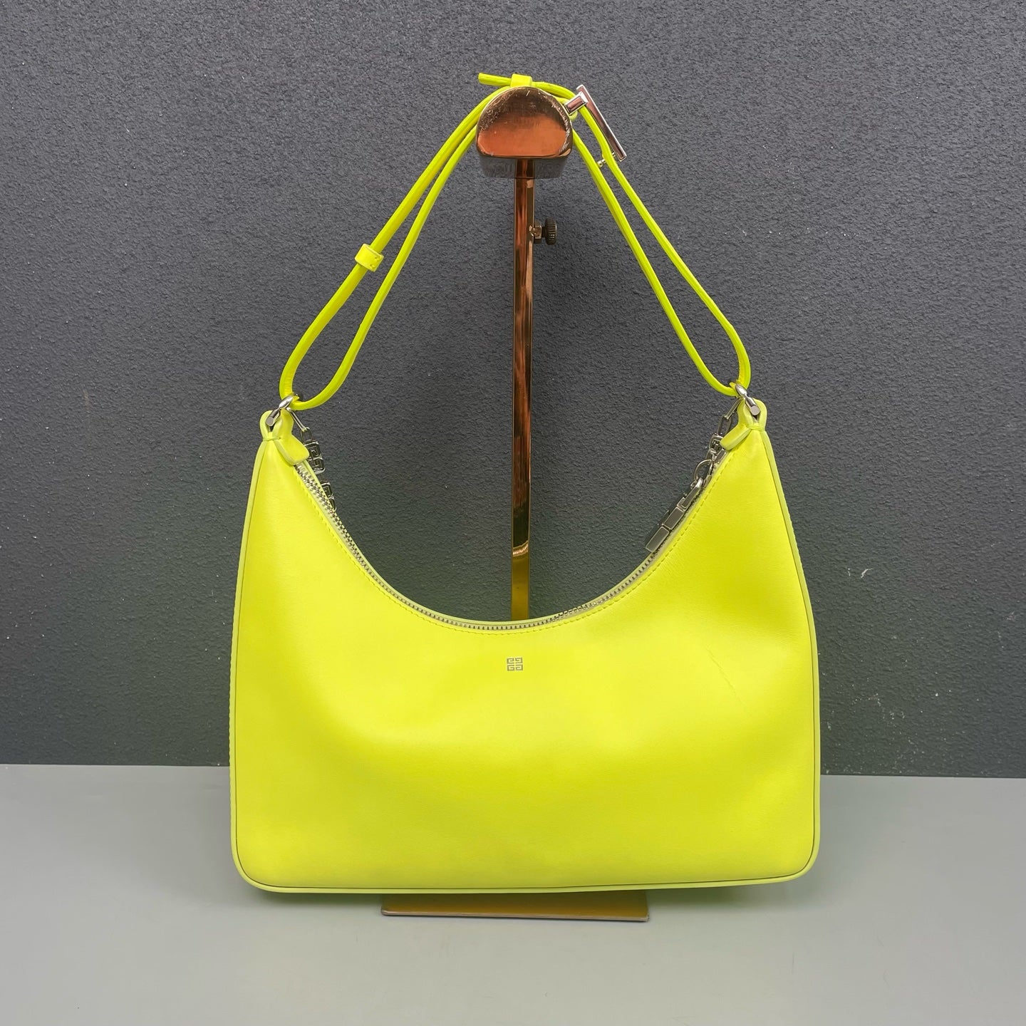Givenchy - Moon Cut Small Shoulder Bag - Leather - Yellow - (Small)