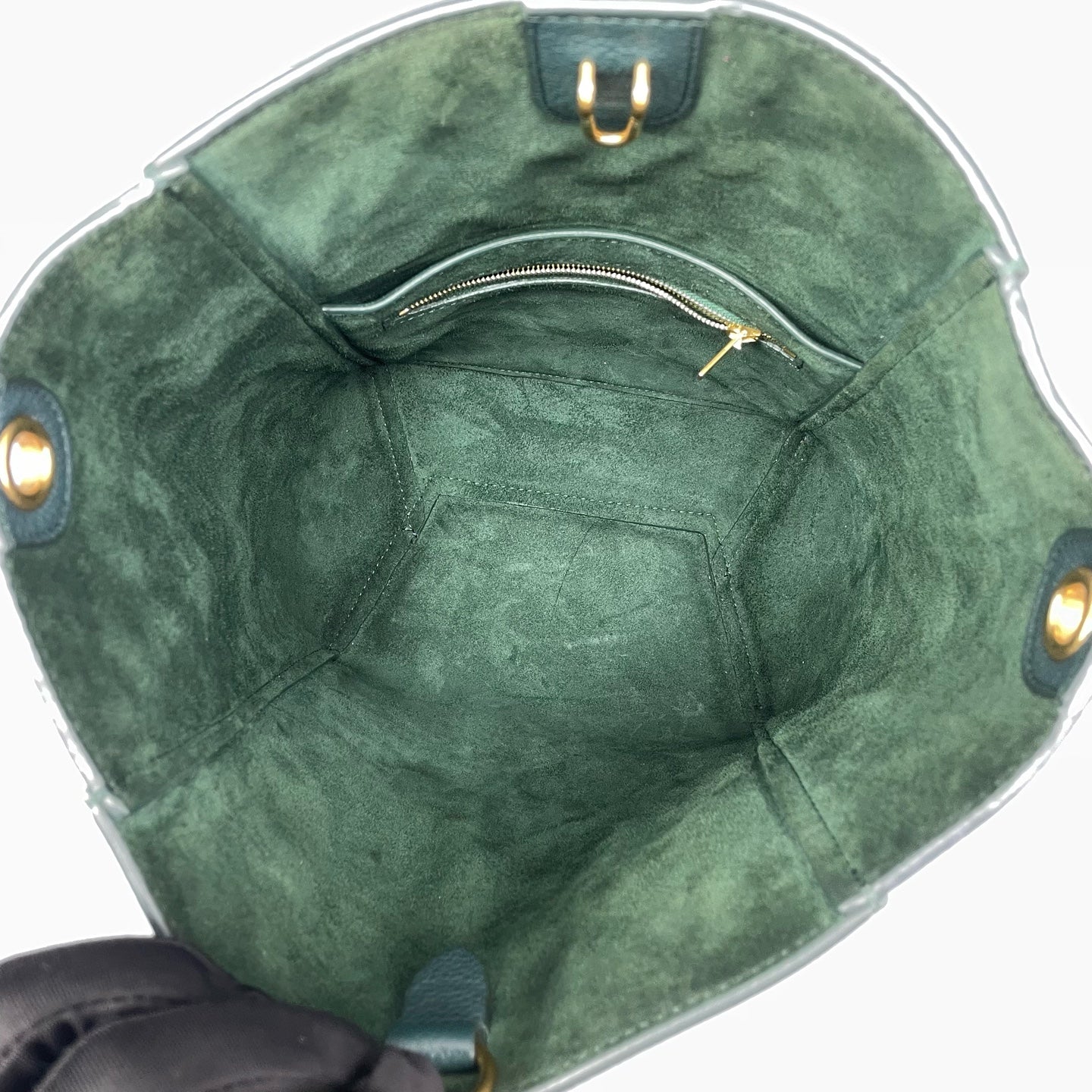 Celine - Small Bucket Bag - Leather - Green - (small)
