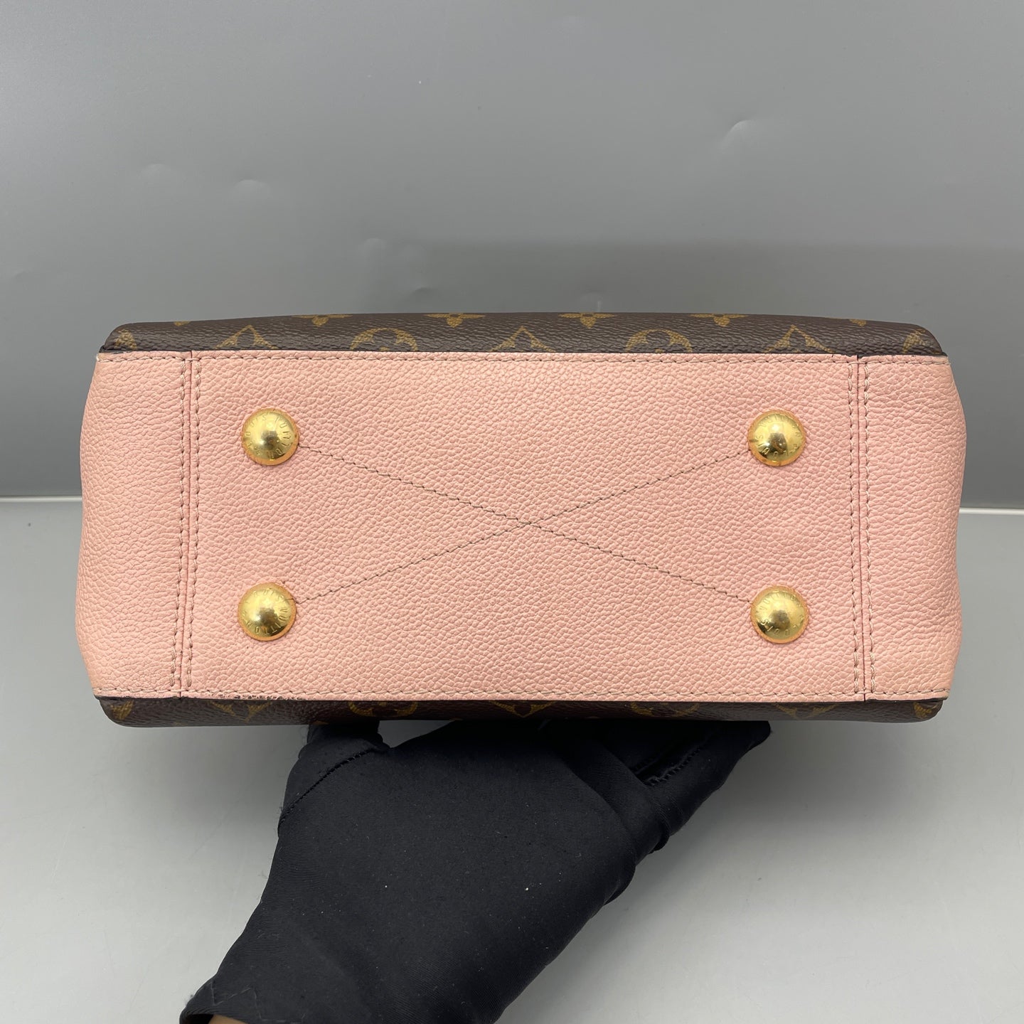 Louis Vuitton - Surene BB Chain Bag - Monogram coated canvas and grained leather - Brown and Pink - (mini)