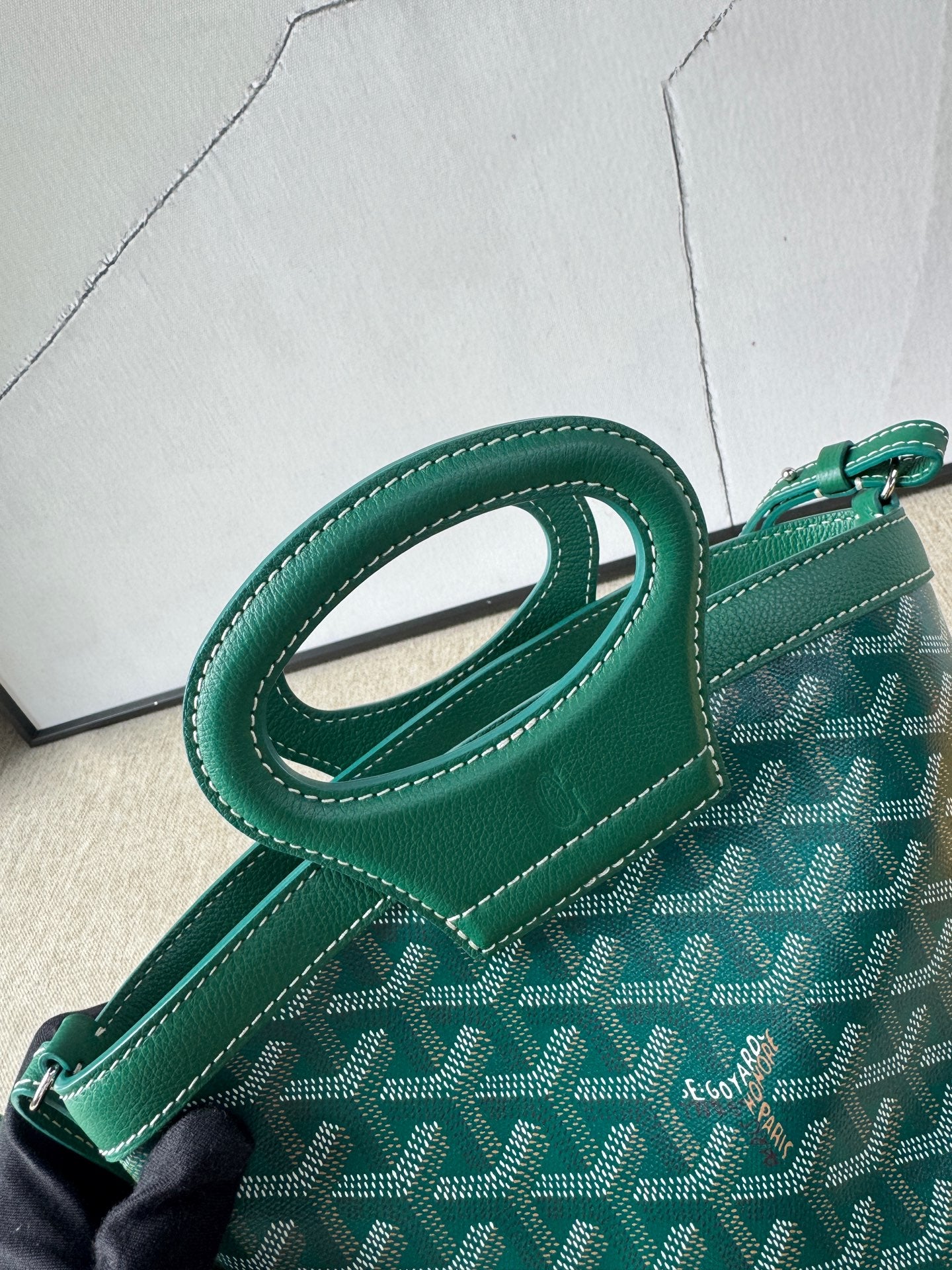 Goyard - Beluga mini - Goyardine canvas with leather trim - Green - (mini)
