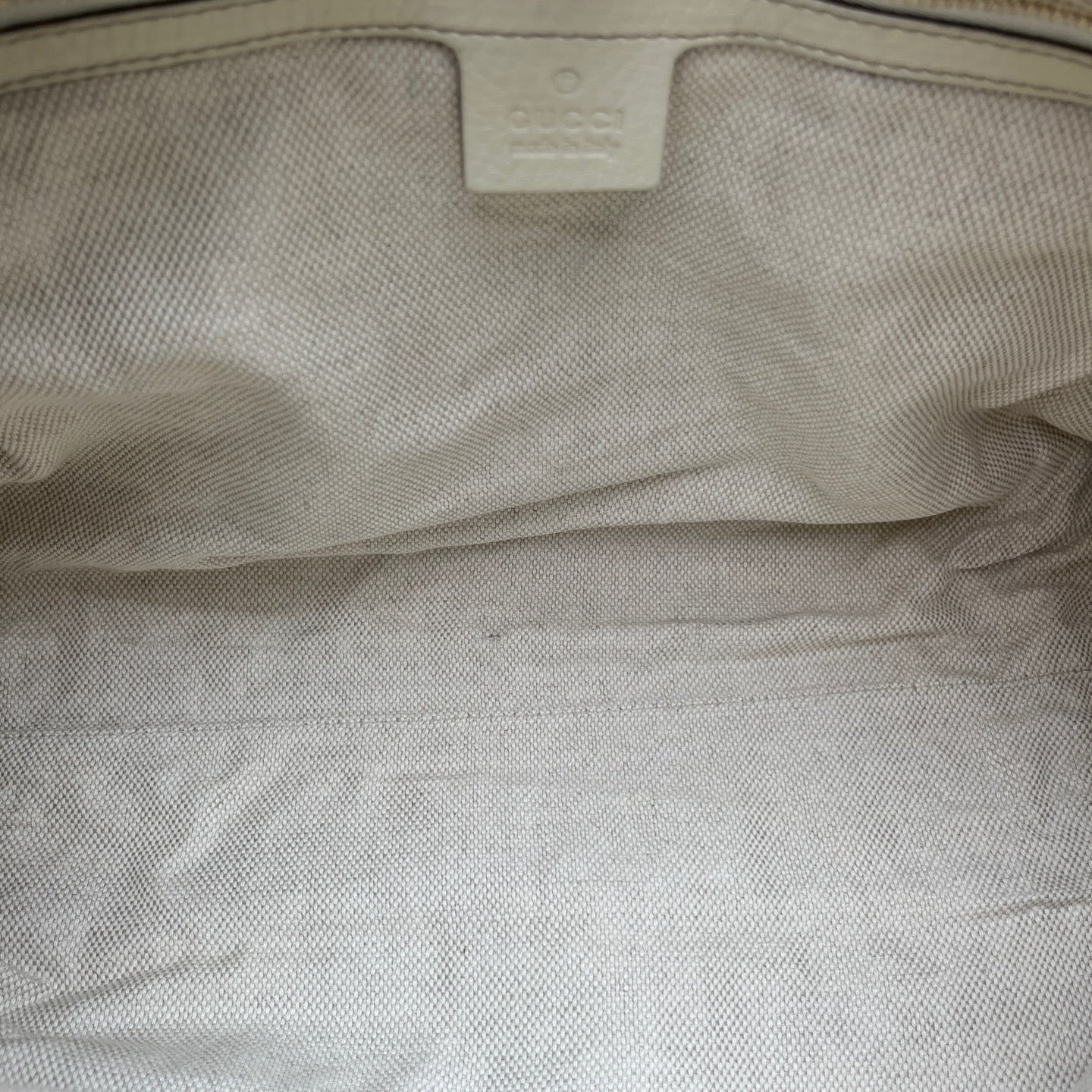 Gucci - Soho Tassel Tote - Pebbled leather - White - (Large)