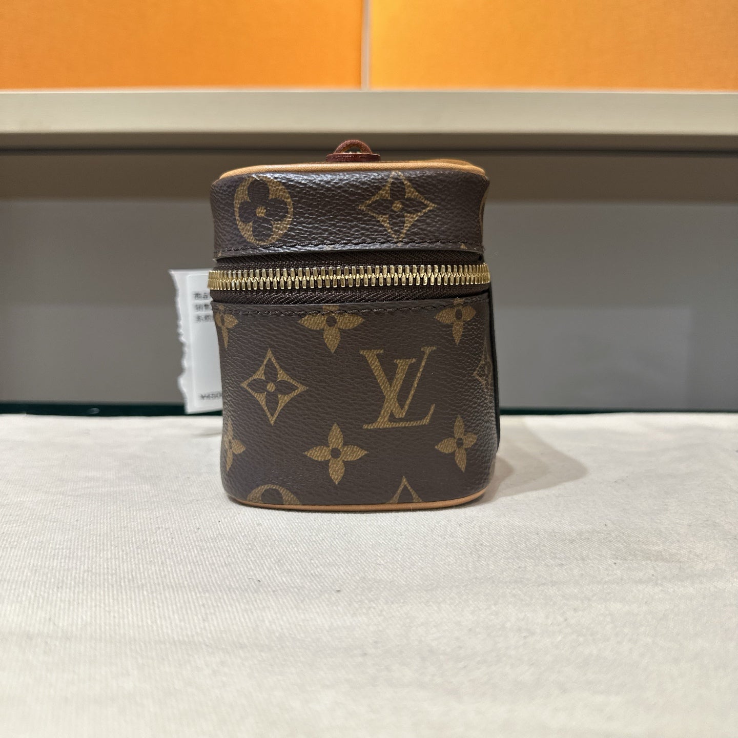 Louis Vuitton - Nice Nano - Monogram coated canvas with Vachetta leather trim and gold-tone hardware - Brown - (mini)